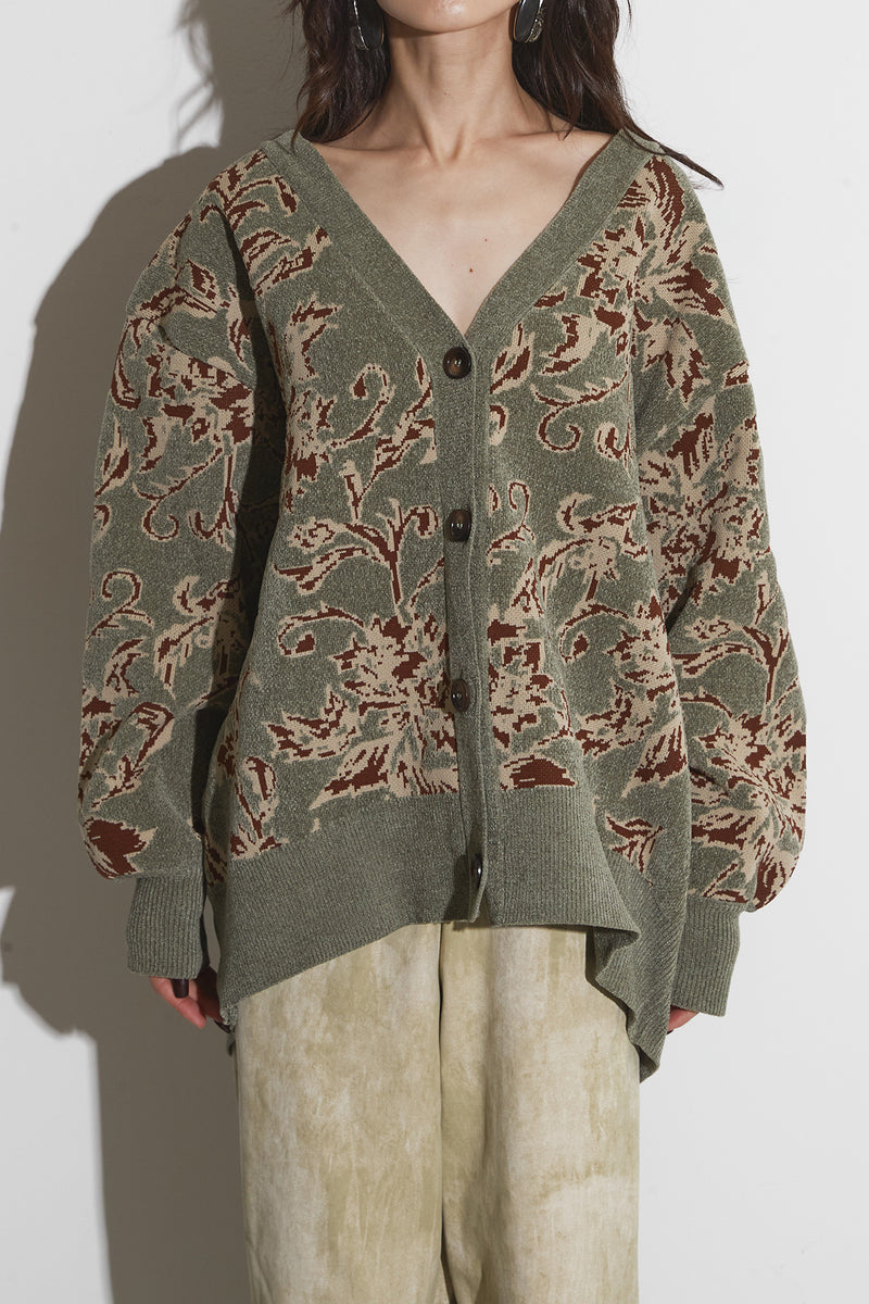 新品 ANDREA & Co. ボタニカルジャカードスカート ANDREA & Co