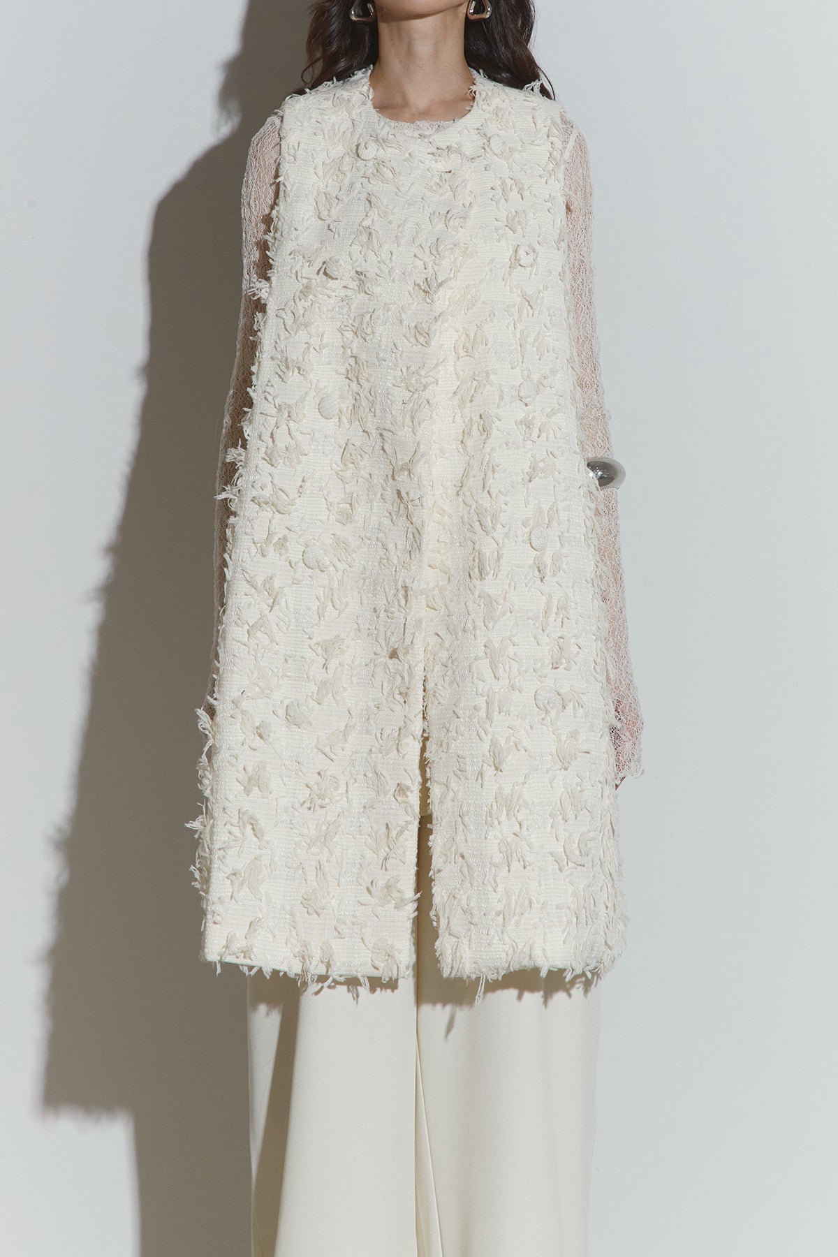 新品】AUBREY レースプリントセットアップ AUBREY by ANDREA&Co.】