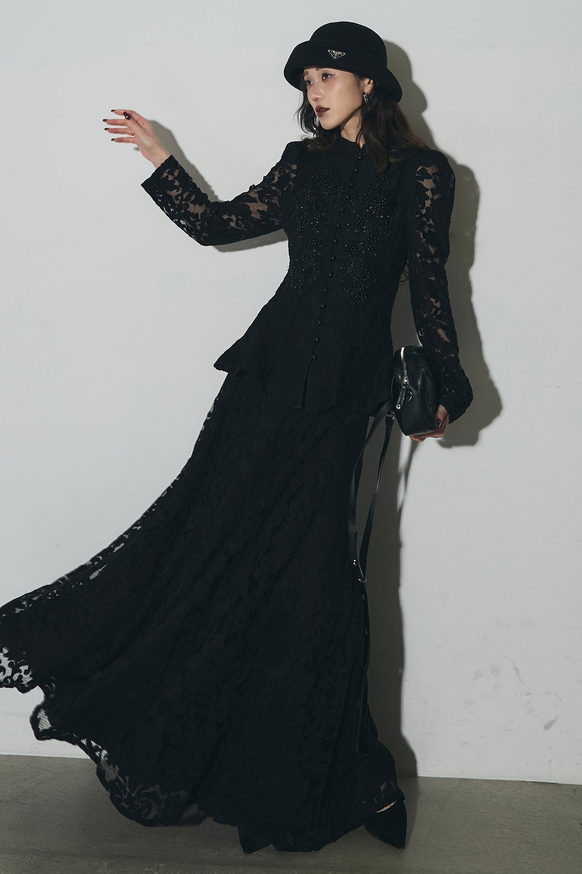 【新品タグ付き】ANDREA&Co. ビジューレースチュールスカート　ベージュ ビジューレースチュールスカート – ANDREA&Co.