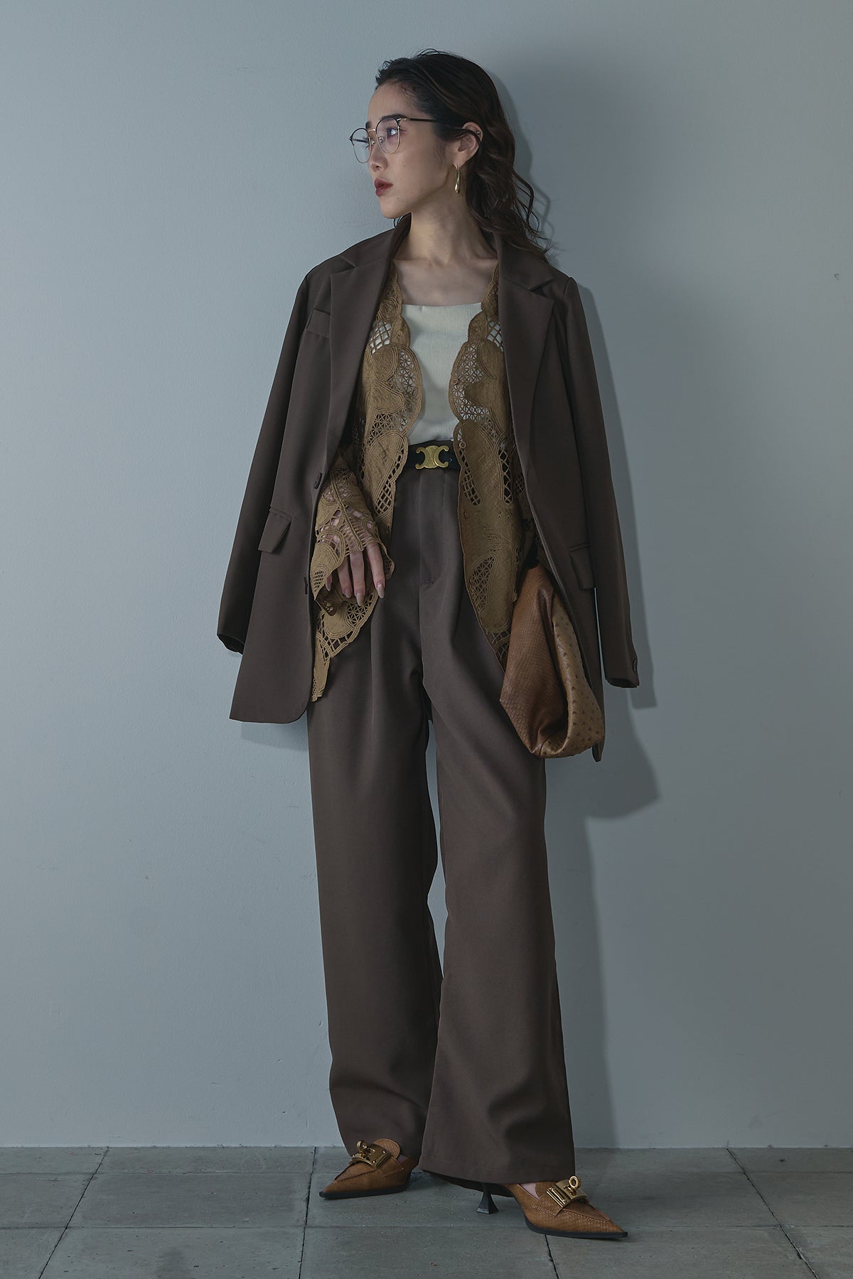 WEB限定 WARDROBE SMART】ダブルクロスウェザー リラックス