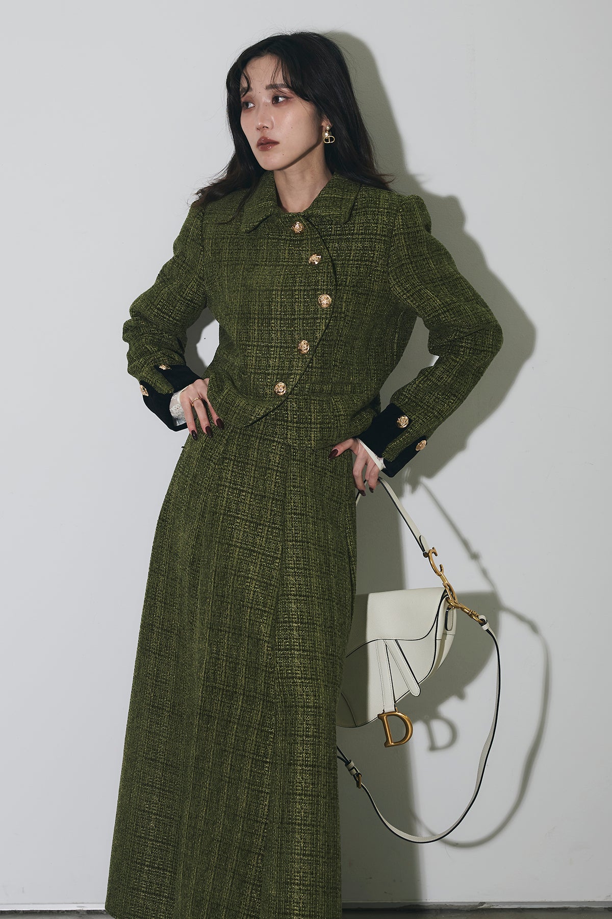 リボン付きツイードセットアップ – ANDREA&Co.