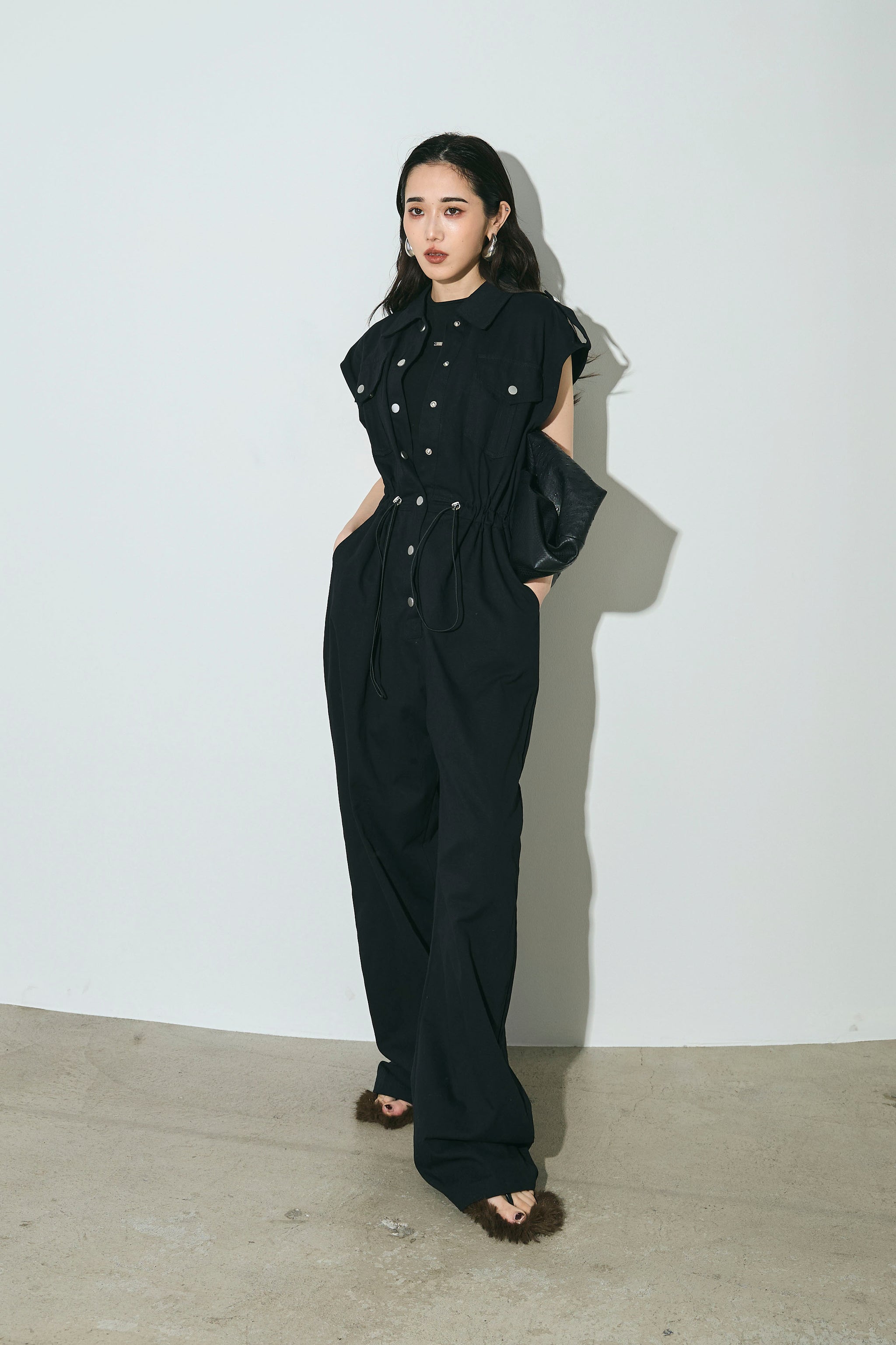 andrea&co【AUBREY】ダブルポケットドロストオールインワン AUBREY】ダブルポケットドロストオールインワン – ANDREA&Co.