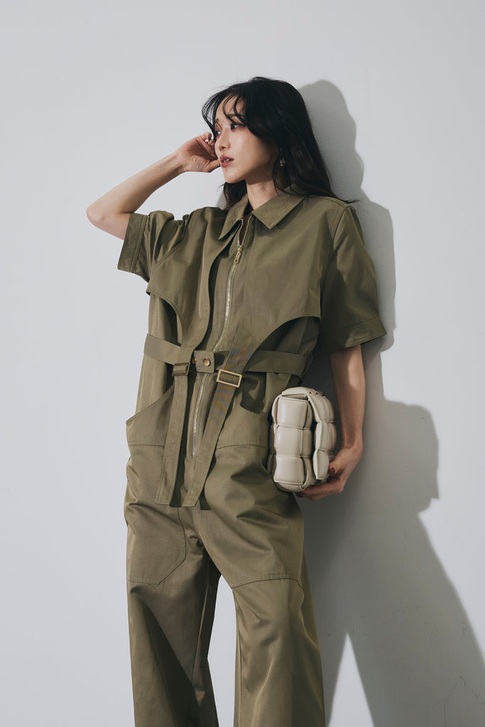 ANDREA&Co. ベルテッドジャンプスーツ ベルテッドジャンプスーツ – ANDREA&Co.