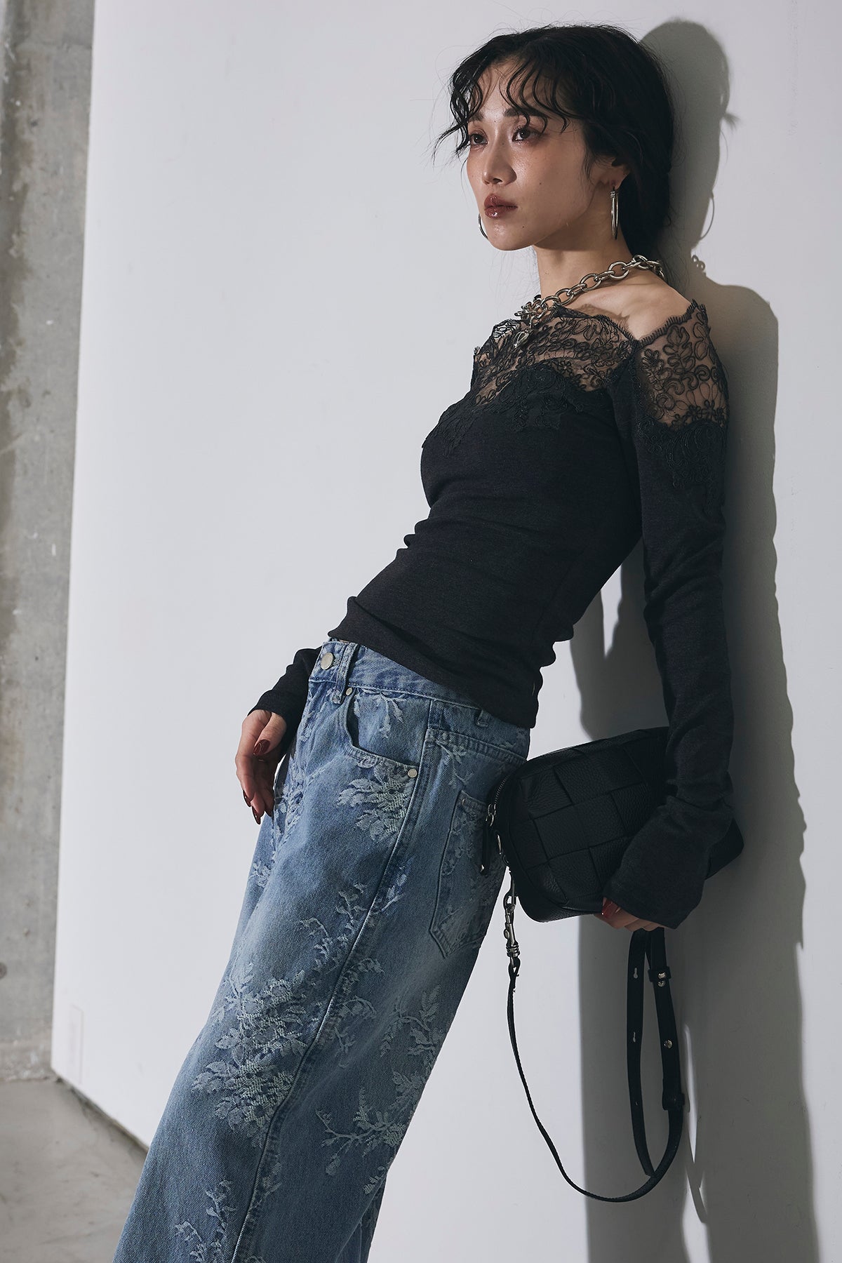 ANDREA＆Co. レースオフショルニット レースオフショルニット – ANDREA&Co.