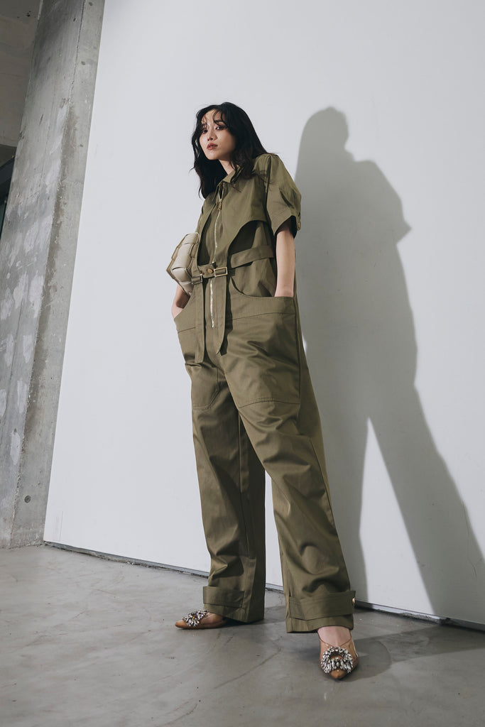 ANDREA&Co. ベルテッドジャンプスーツ ベルテッドジャンプスーツ – ANDREA&Co.