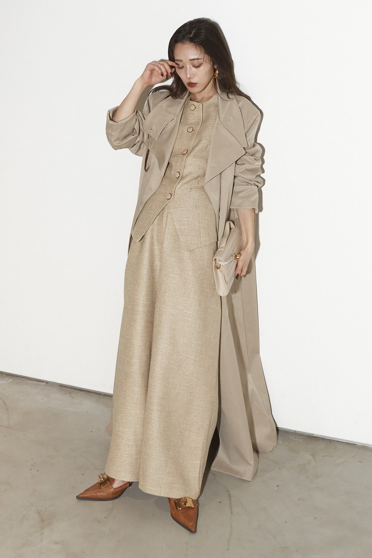 ANDREA & Co.ツイード アウター 24aw ANDREA & Co.ツイード アウター 24aw ANDREA&Co.】24AW ORIGINAL