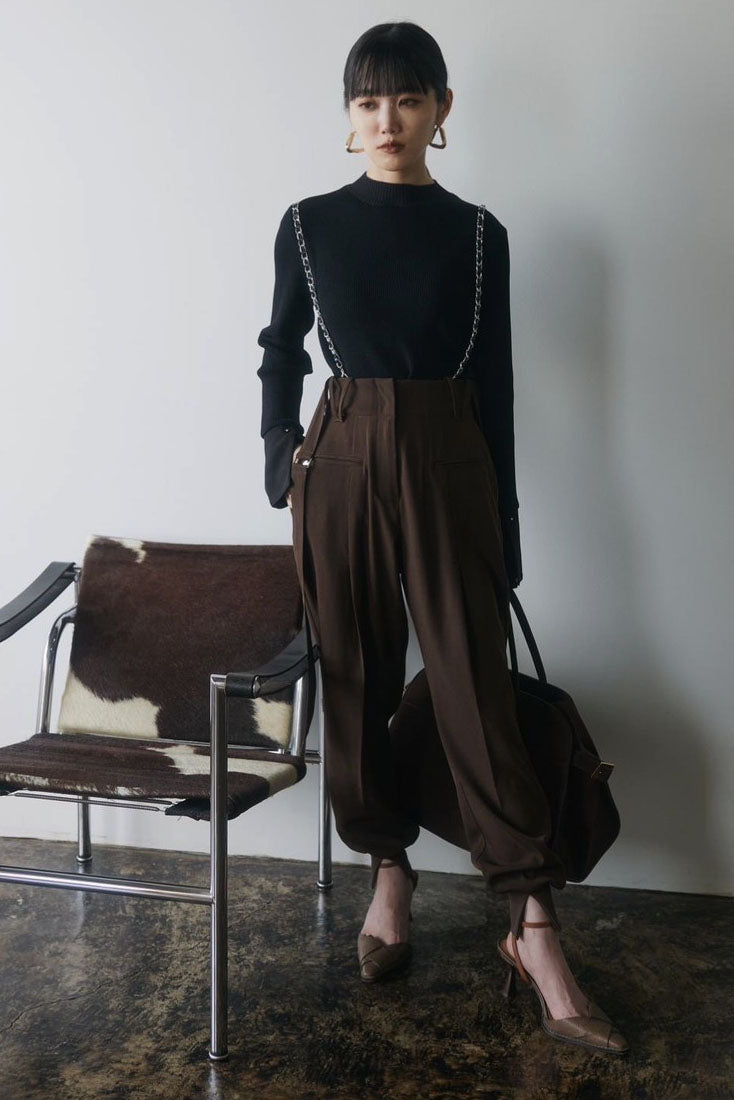CHAIN SUSPENDER JOGGER PANTS