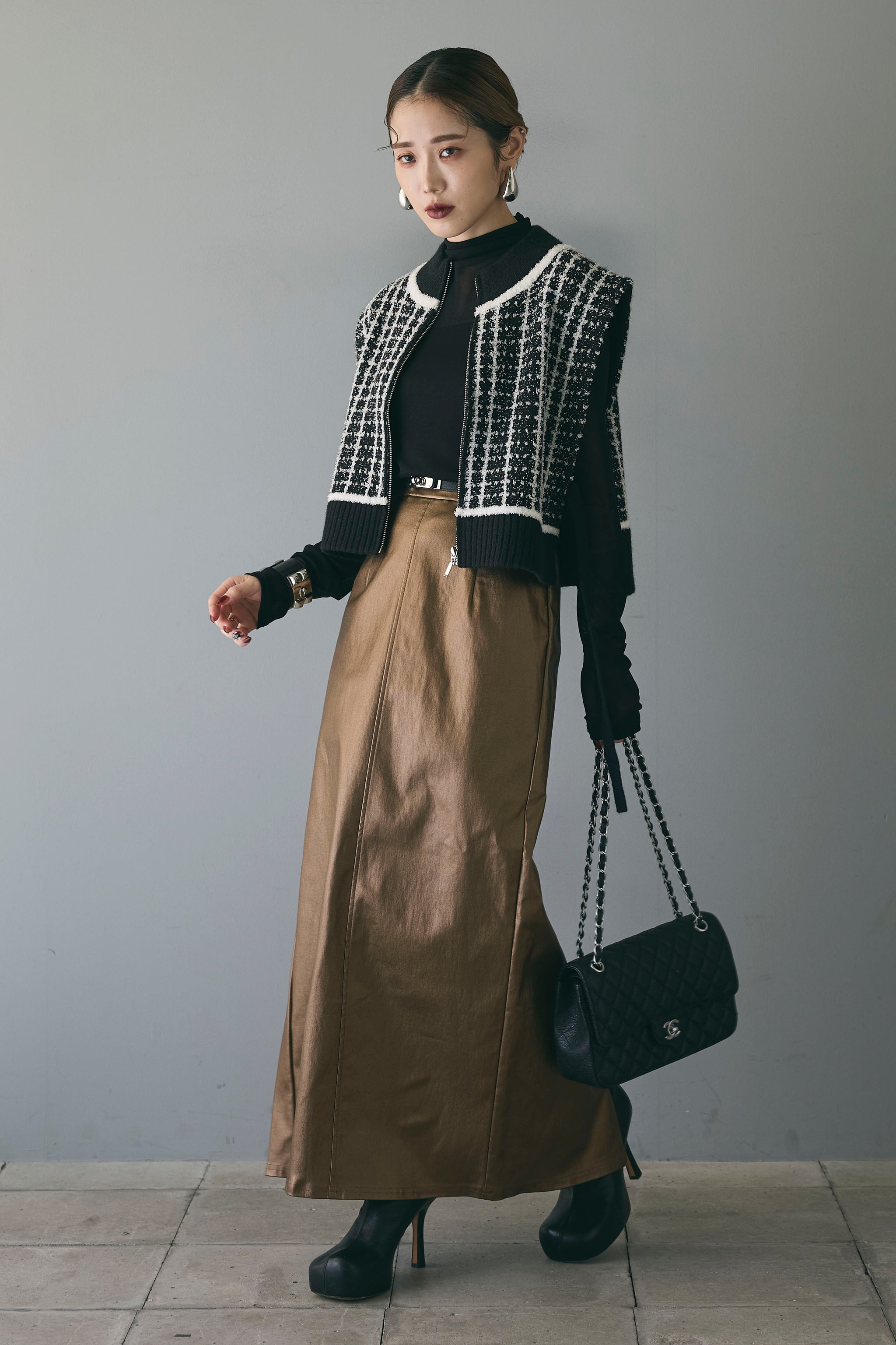 ANDREA&Co. A& LOGO JACQARD MA-1 BLOUSON ANDREA＆Co.（アンドレア