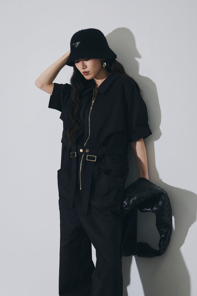 ANDREA&Co. ベルテッドジャンプスーツ ベルテッドジャンプスーツ – ANDREA&Co.
