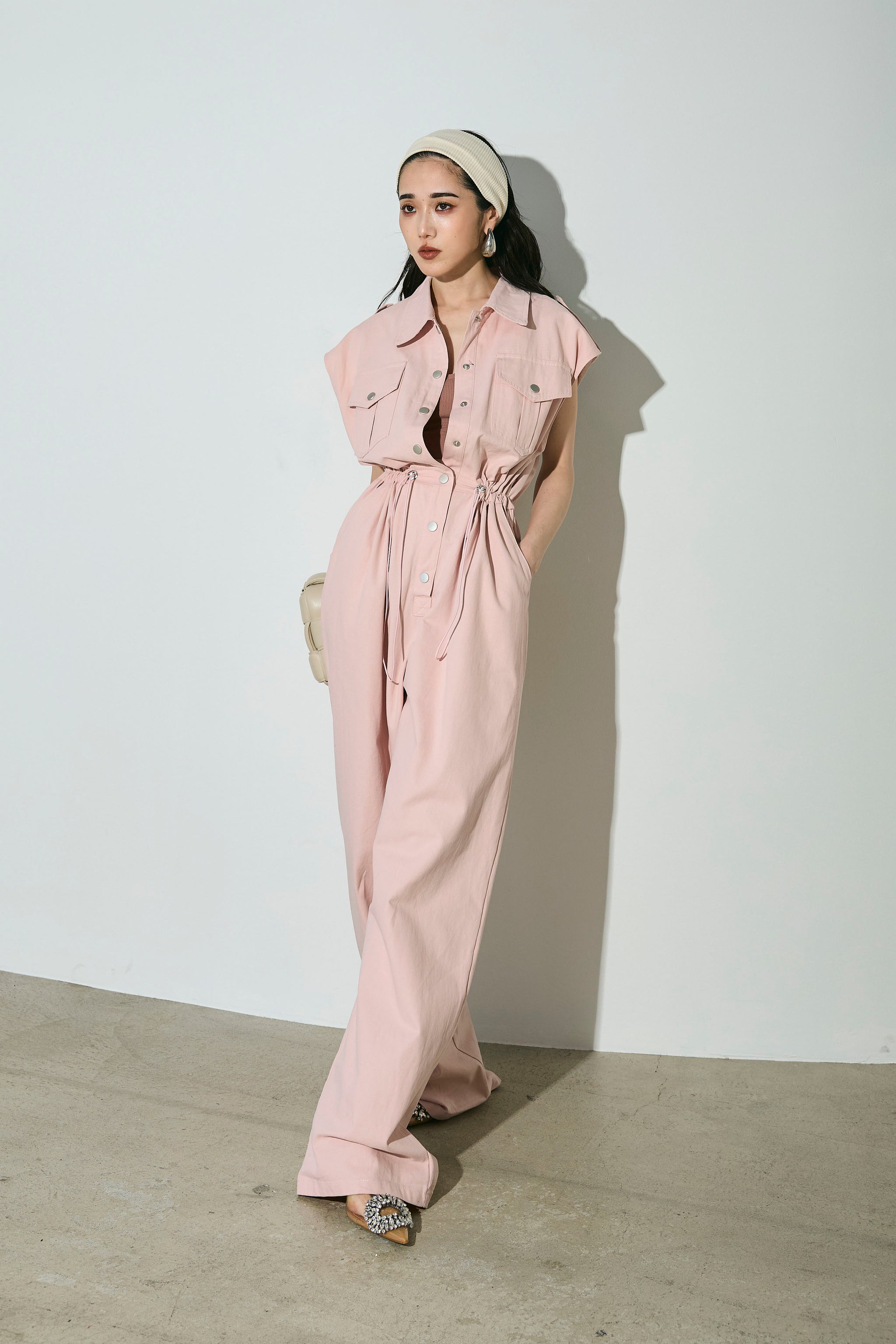andrea&co【AUBREY】ダブルポケットドロストオールインワン AUBREY】ダブルポケットドロストオールインワン – ANDREA&Co.