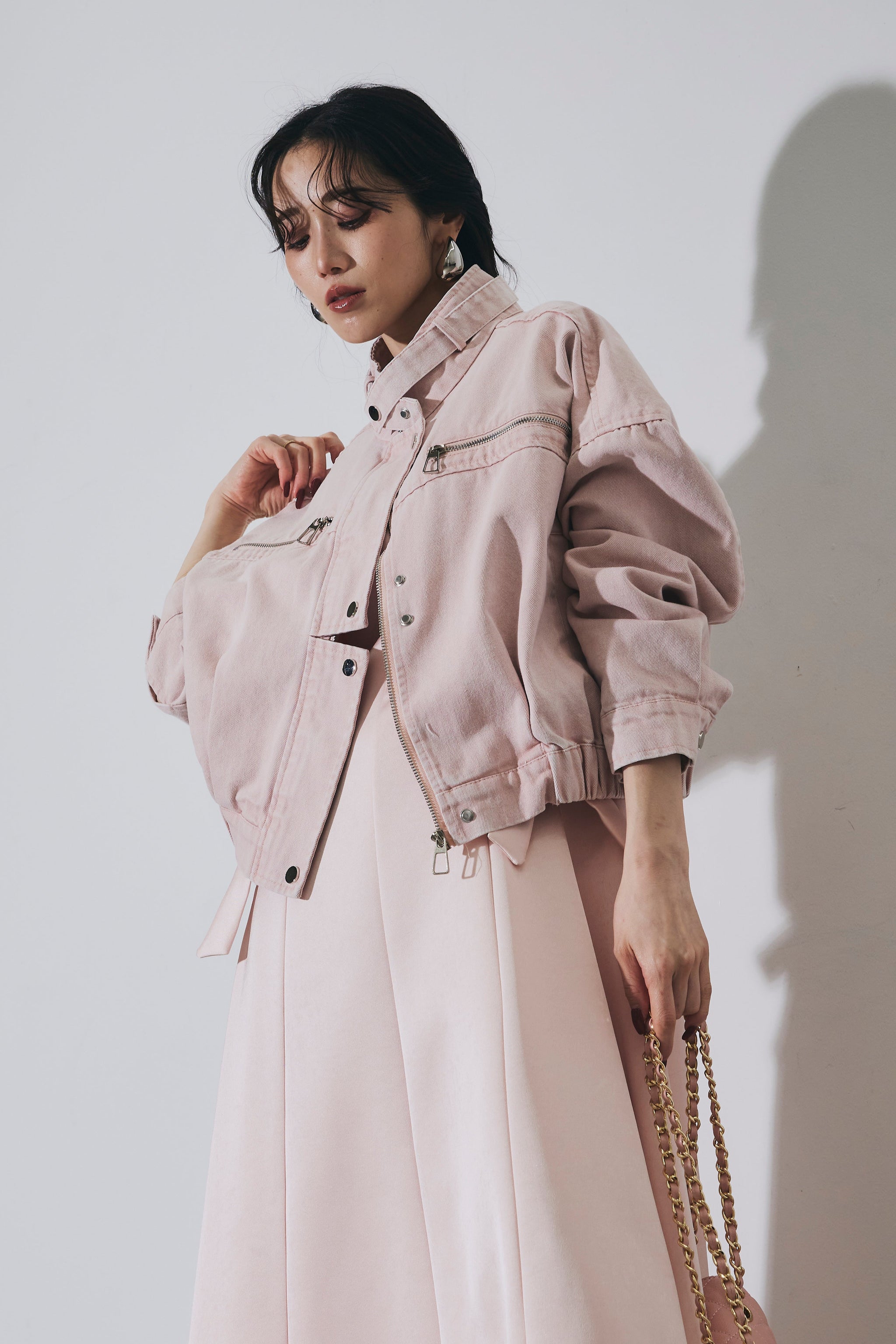 andrea&co AUBREY ロングコート　ショルダーバッグ付き 神山まりあさんとのコラボ新作「中わたベンチコート」や「A4サイズが