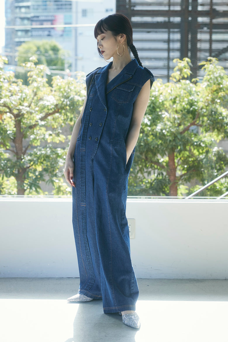 DENIM ELEMENT ROMPERS – ANDREA&Co