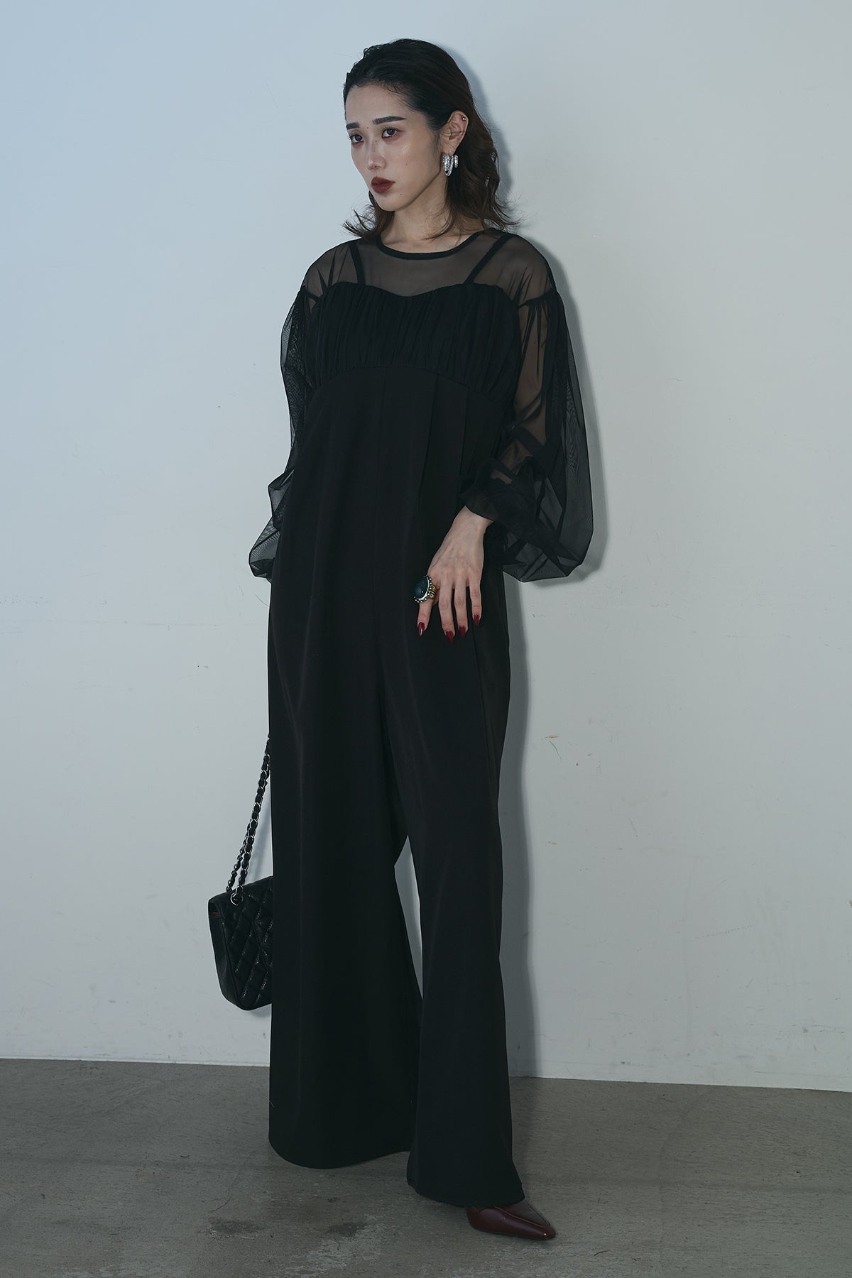 ANDREA&CO チュールドッキングロンパース　セットアップ AUBREY】チュールドッキングロンパース – ANDREA&Co.