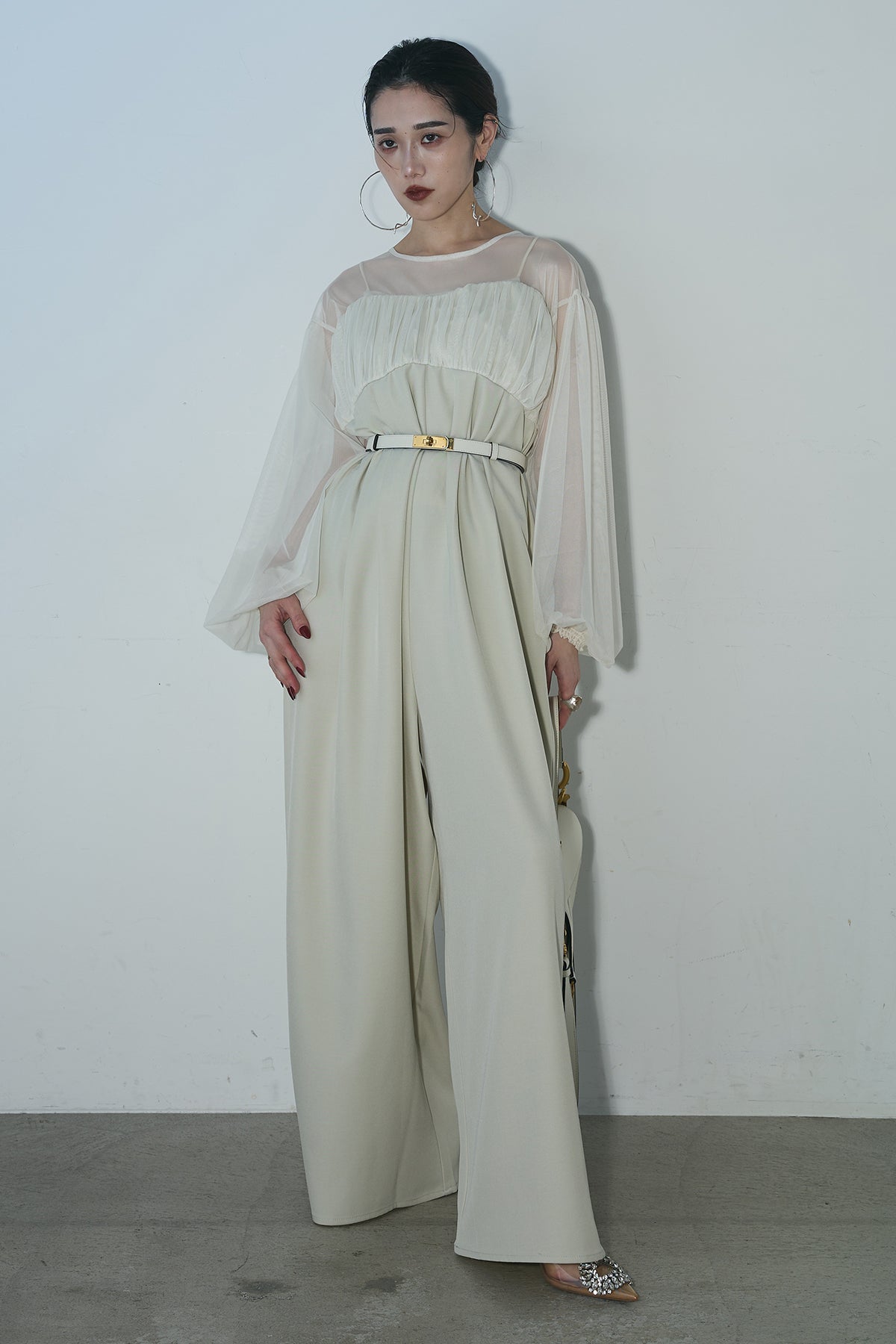 ANDREA&CO チュールドッキングロンパース　セットアップ AUBREY】チュールドッキングロンパース – ANDREA&Co.