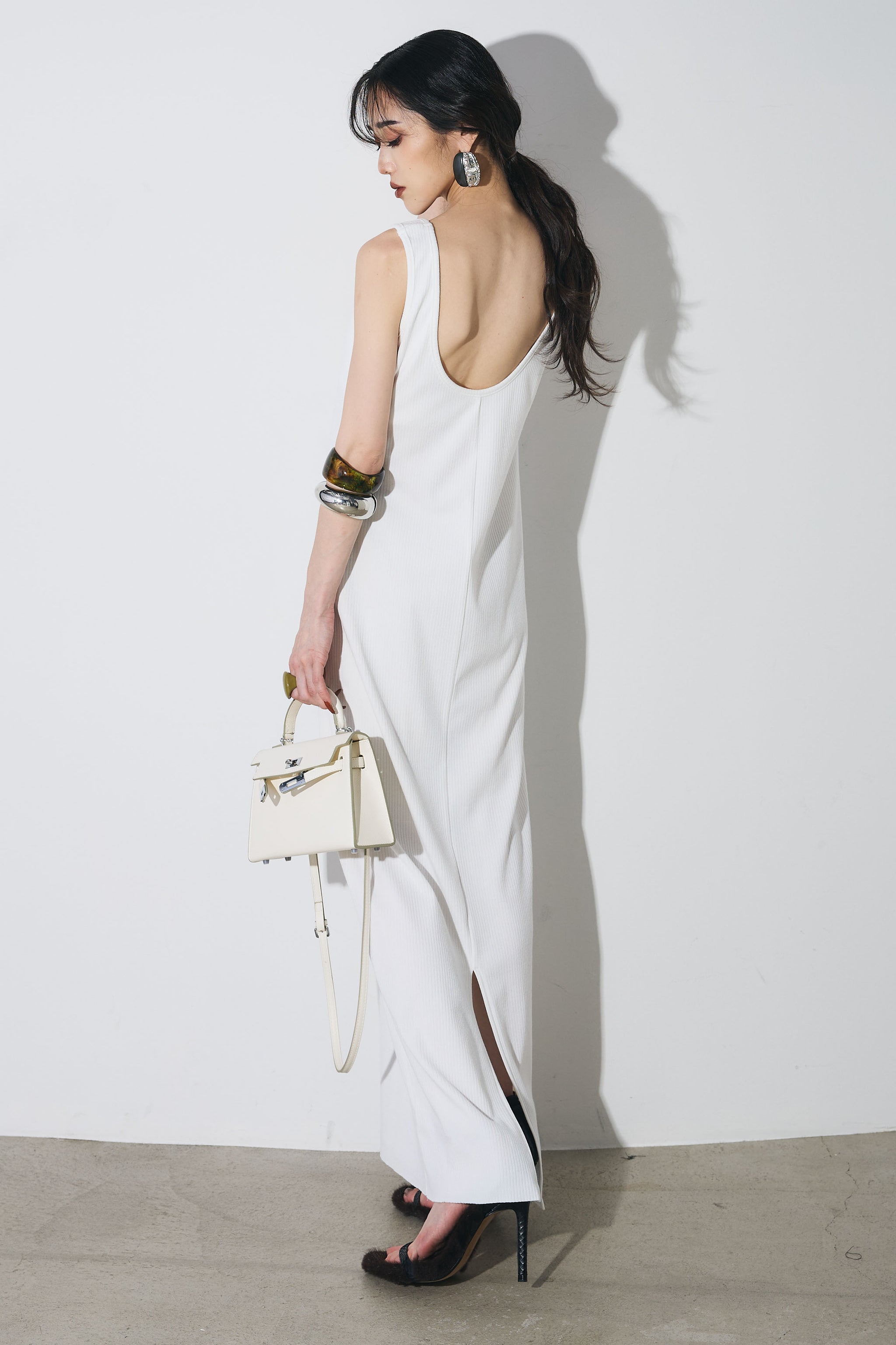 ANDREA&Co. AUBREY グラデーションシフォンロングワンピース