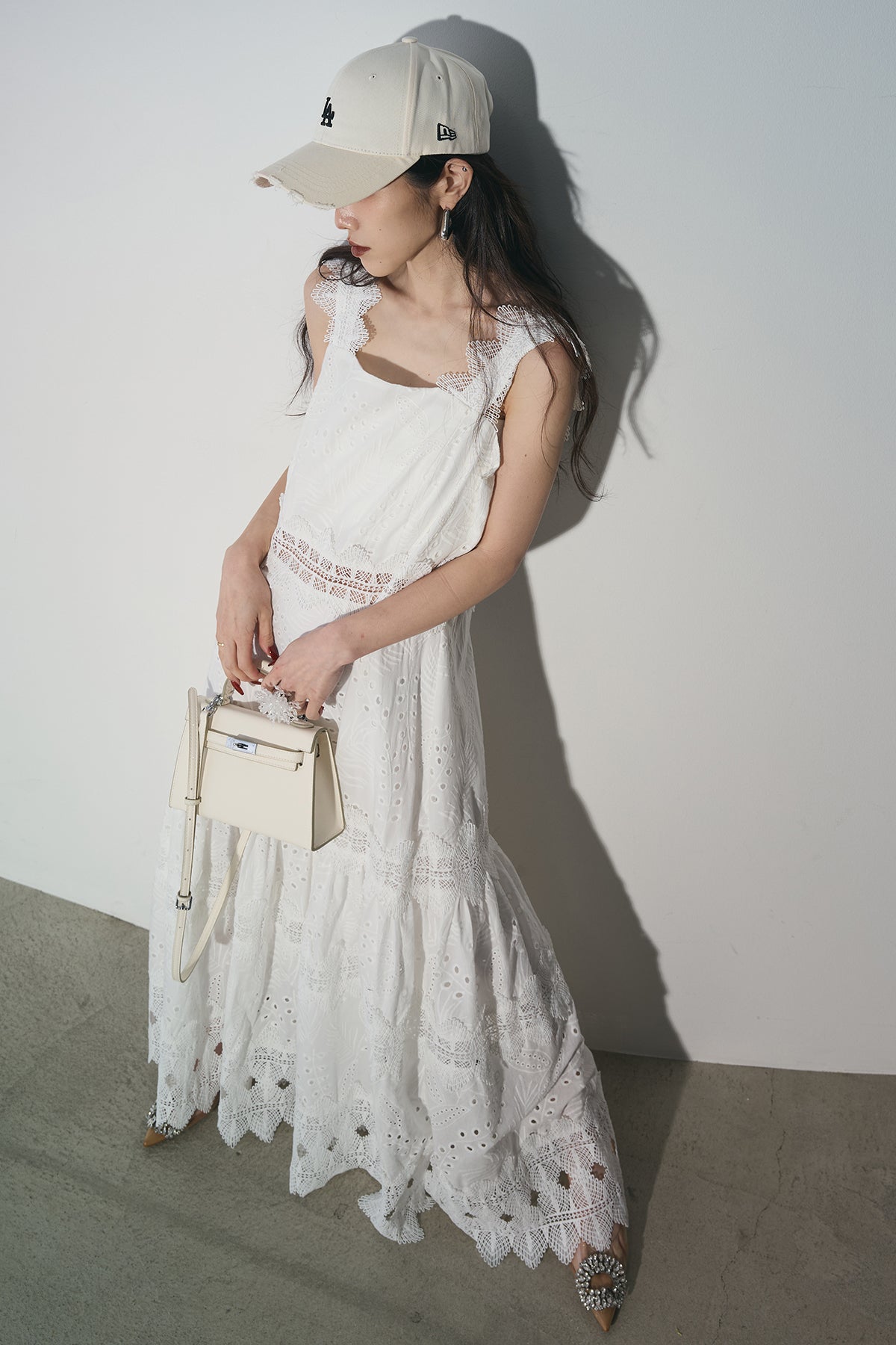ANDREA&Co レースレイヤードワンピース AUBREY AUBREY】コットンレースティアードワンピース – ANDREA&Co.