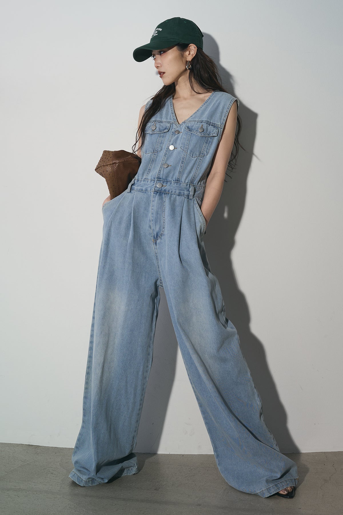 DENIM ELEMENT ROMPERS – ANDREA&Co.