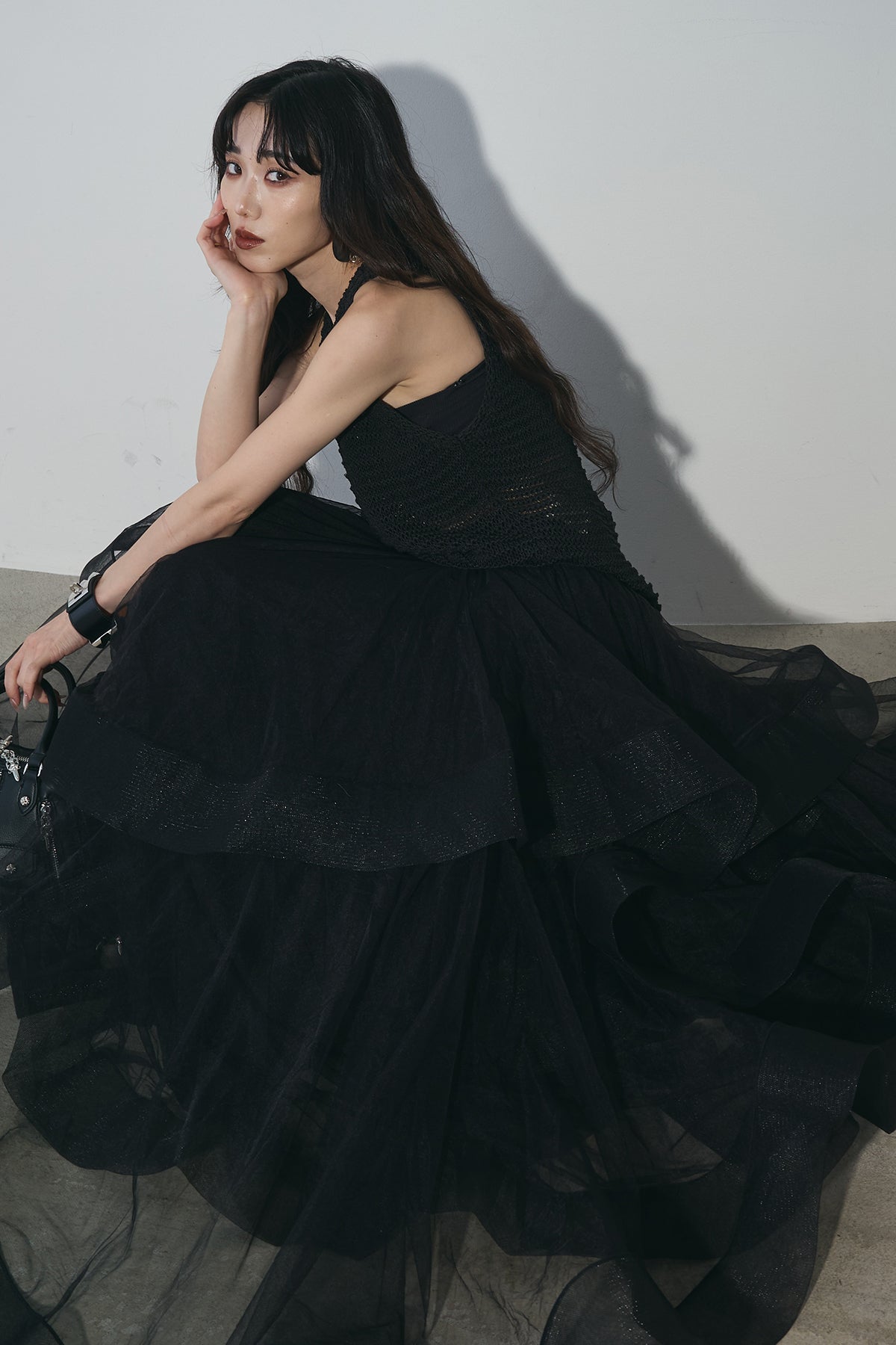 amel ⭐︎tulle peplum bustier チュール 大人気完売日 RE ARRIVAL】 tulle peplum bustier amel