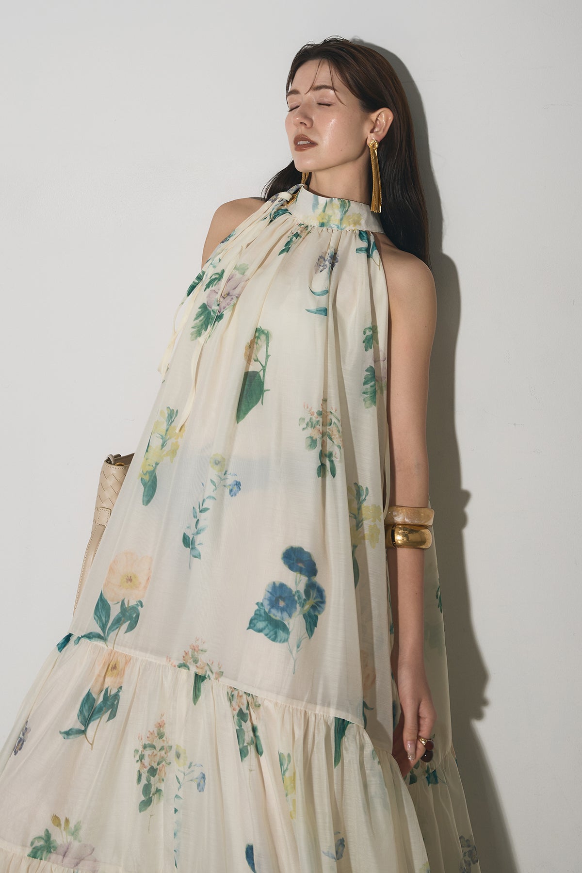 【AUBREY】水彩アートティアードワンピース　ANDREA&Co. AUBREY】水彩アートティアードワンピース – ANDREA&Co.