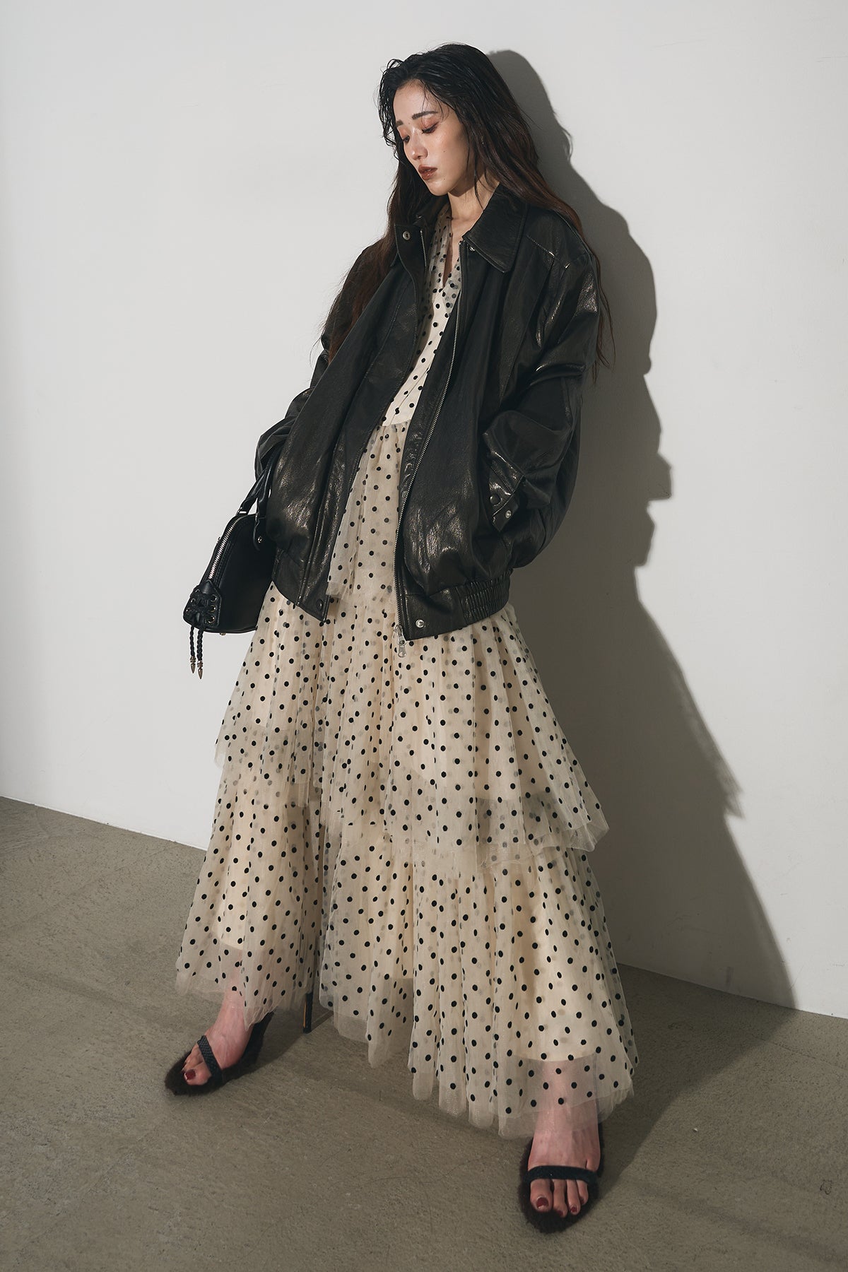 andrea&co. ドットボリュームチュールドレス タグ付き ドットボリュームチュールドレス – ANDREA&Co.