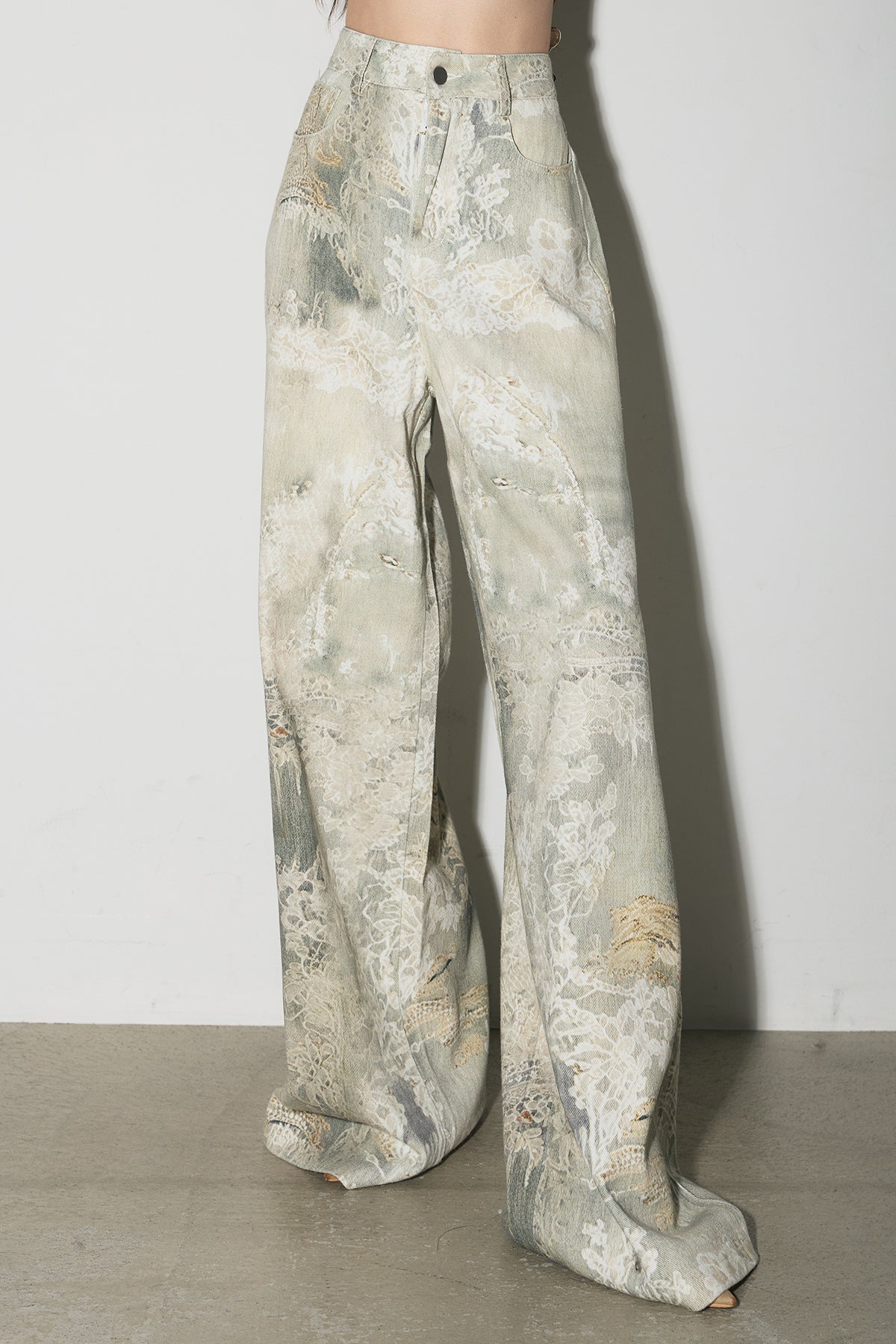 1/4まで出品 ANDREA&Co botanicaljacquardskirt ANDREA&Co. BOTANICAL JACQUARD SKIRT