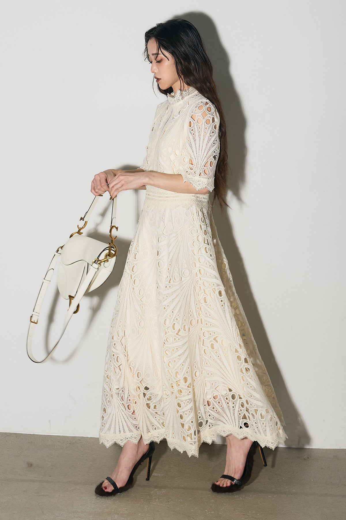 新品未使用　Andrea&co Jacquard Ribbon Skirt Andrea&co Jacquard Ribbon Skirt