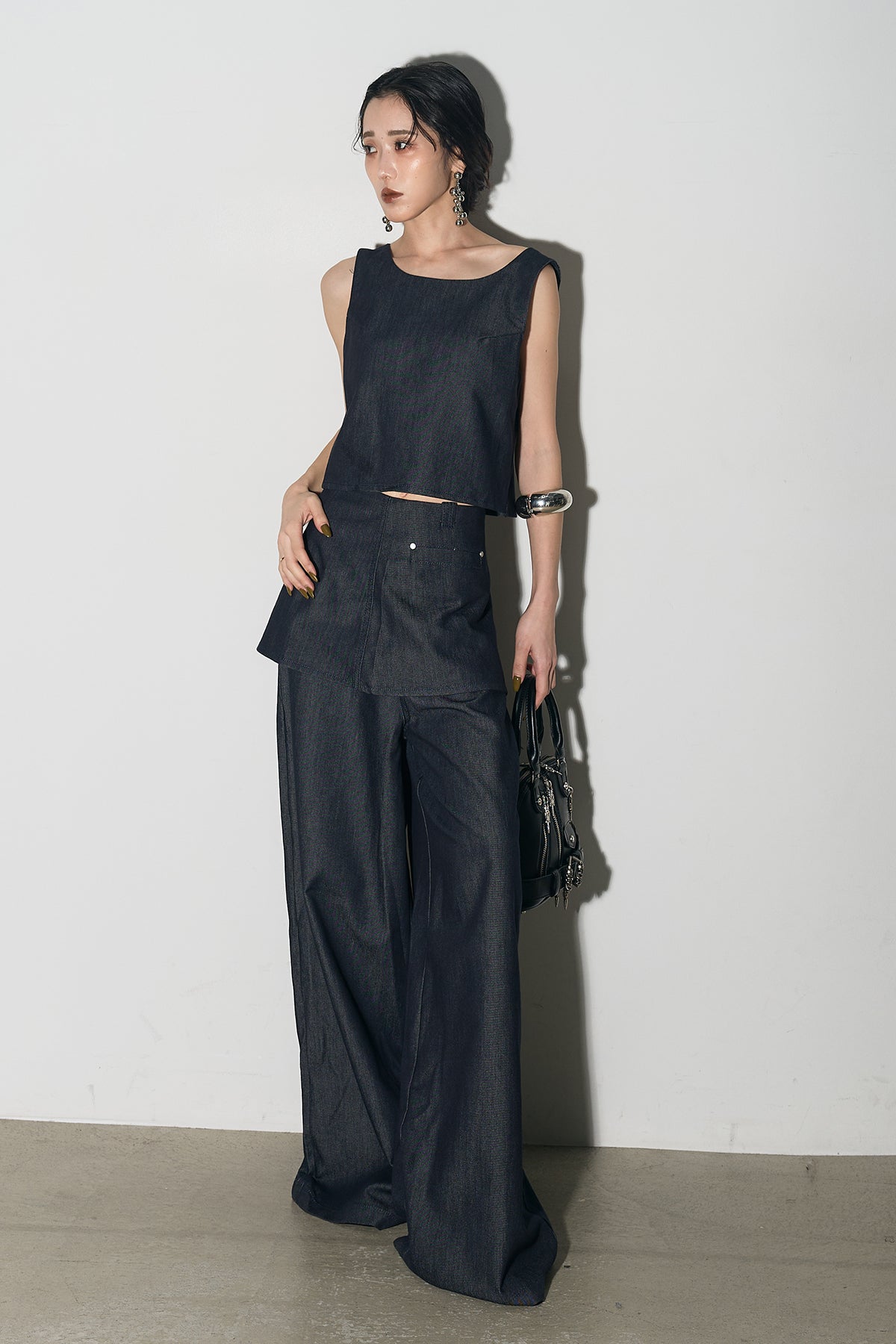 ANDREA &Co AUBREY フェイクレザーオーバージャケット ANDREA &Co AUBREY フェイクレザーオーバージャケット