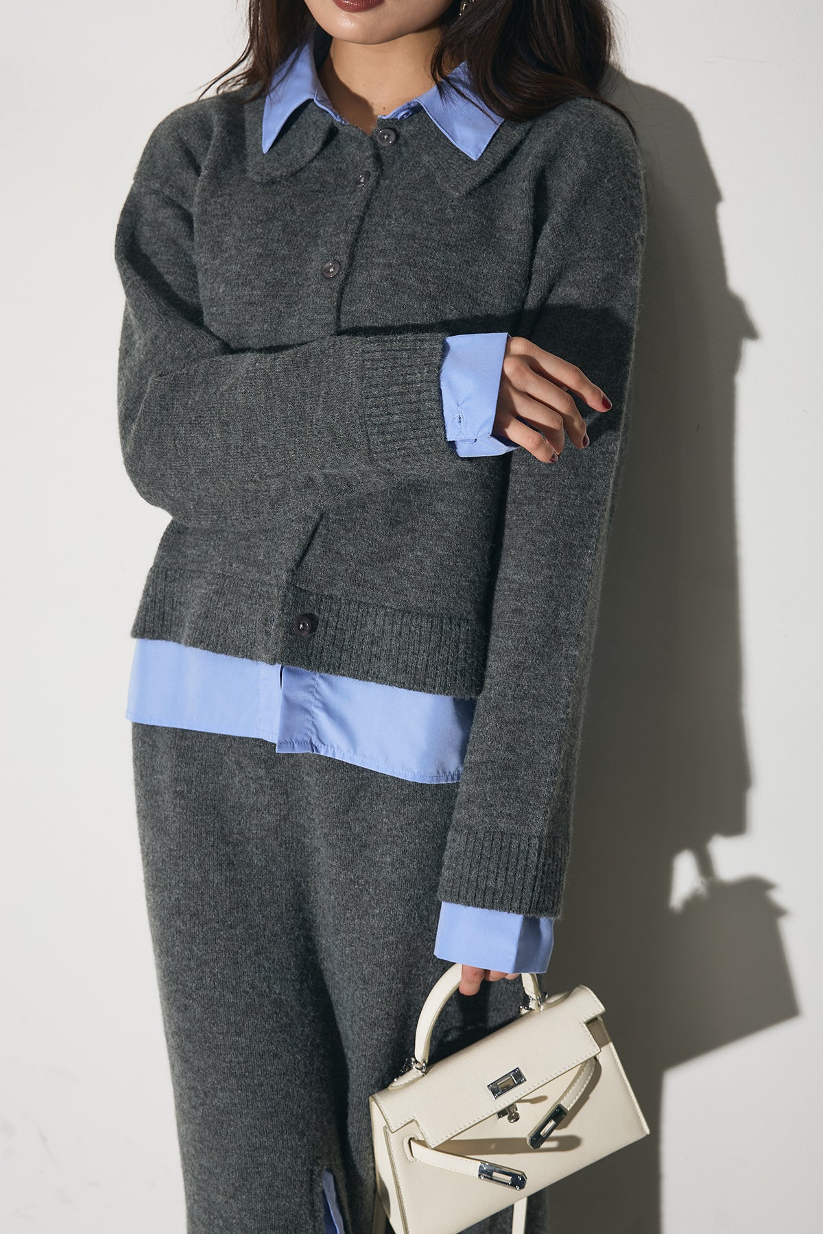 AUBREY】Andrea&co.エレメントモダンニットカーディガン AUBREY