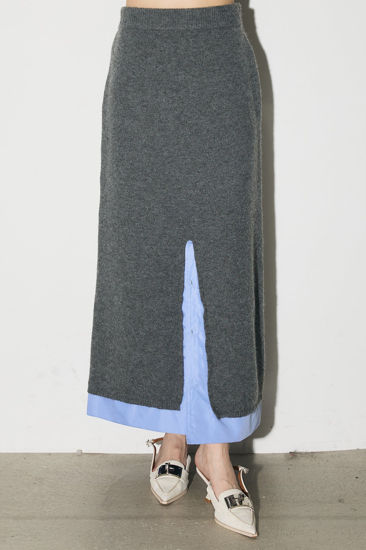 【ANDREA &Co.】yukkoさん着用 コード刺繍ストレートスカート ANDREA &Co.】yukkoさん着用 コード刺繍ストレートスカート