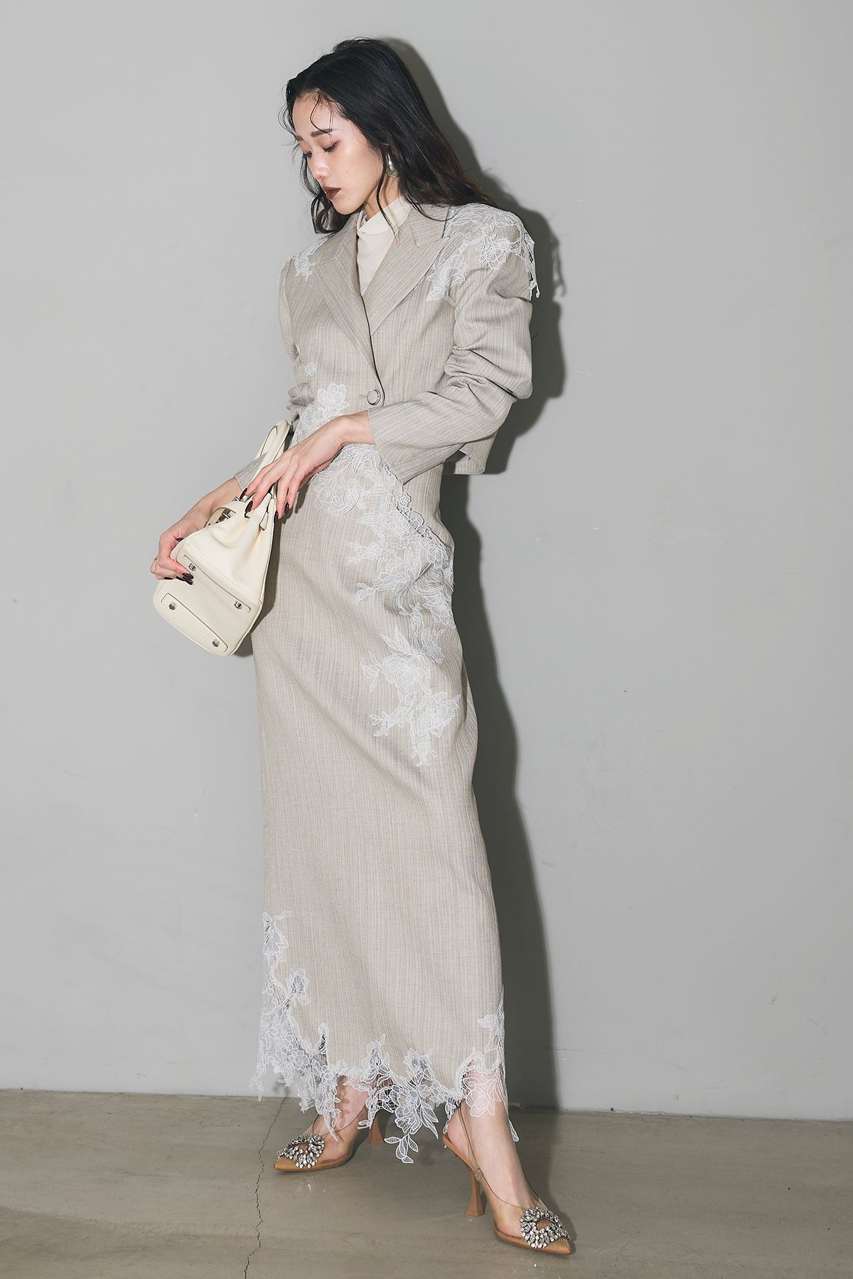 レースストライプセットアップ – ANDREA&Co.