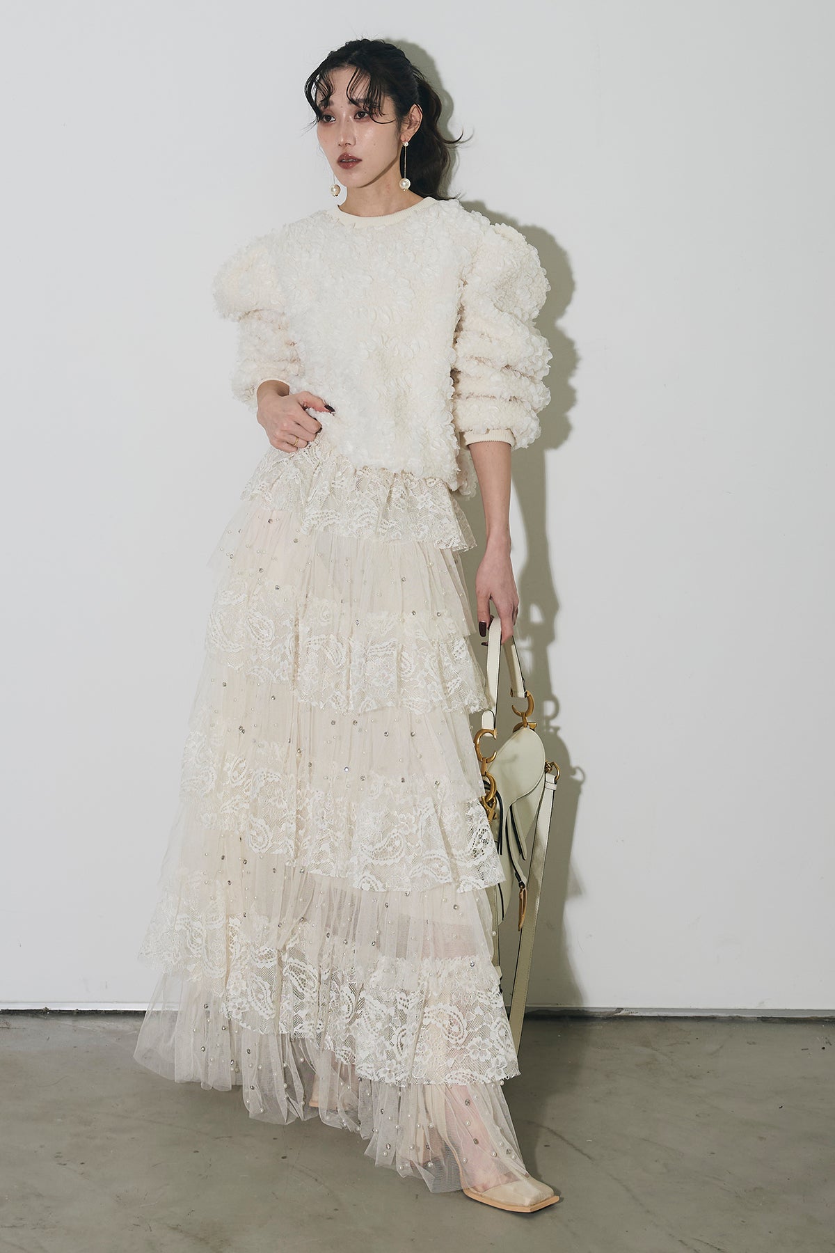 ANDREA&co 新品 フレアスカート チュールスカート ビジューレースチュールスカート – ANDREA&Co.