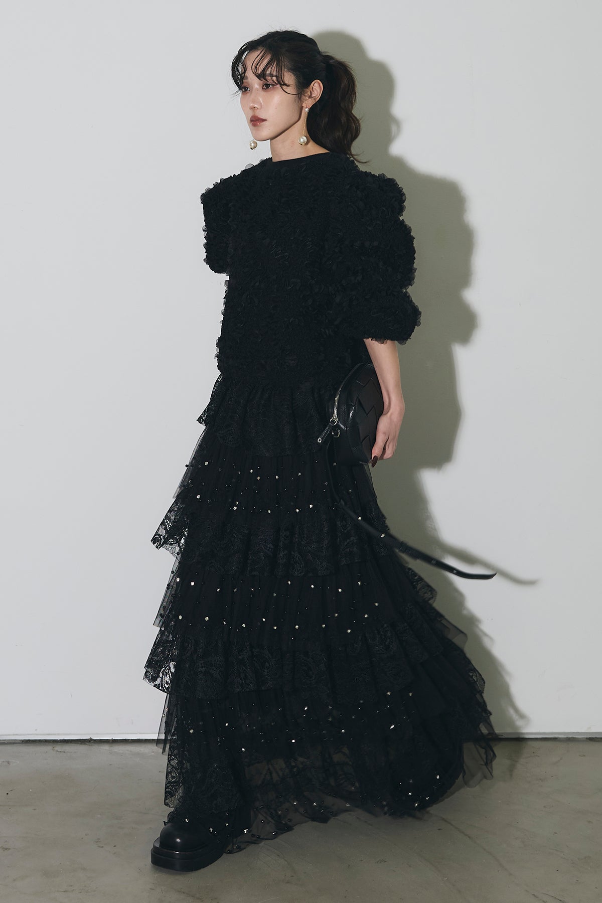 ANDREA&co 新品 フレアスカート チュールスカート ビジューレースチュールスカート – ANDREA&Co.