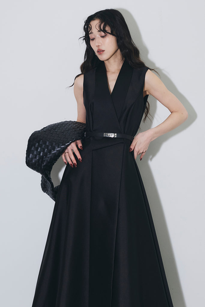 アシンメトリーサテンドレス – ANDREA&Co.
