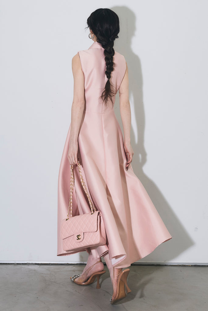アシンメトリーサテンドレス – ANDREA&Co.