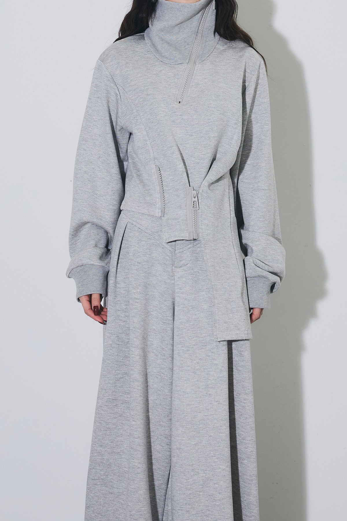 ZIPギャザースウェットセット – ANDREA&Co.