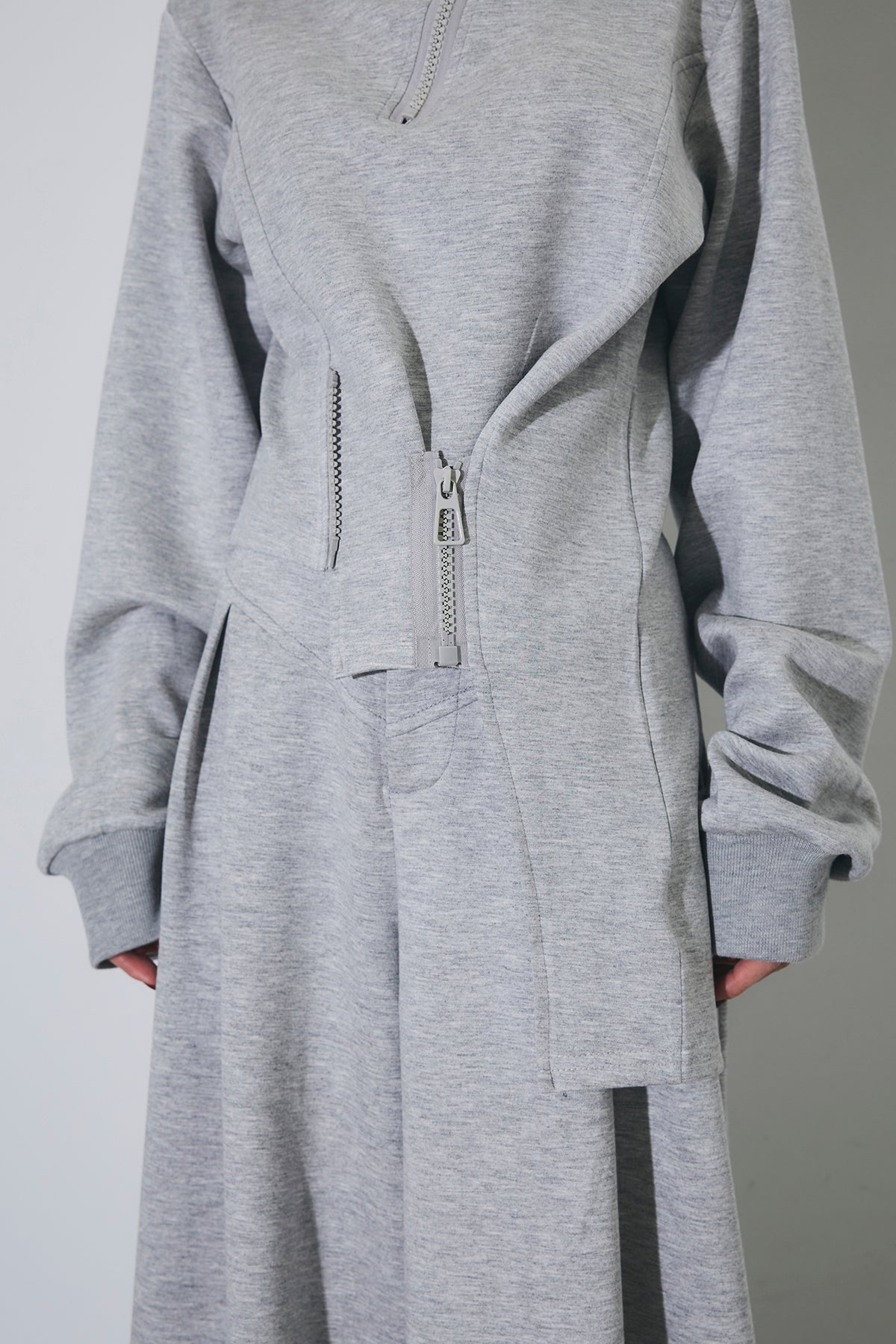 ZIPギャザースウェットセット – ANDREA&Co.