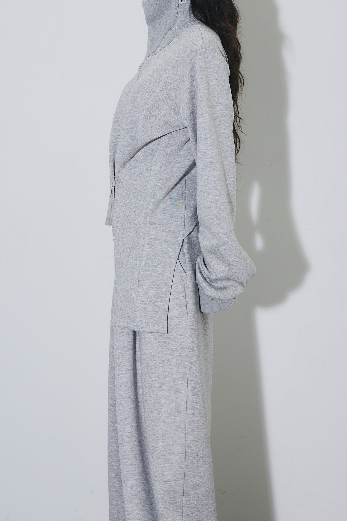 ZIPギャザースウェットセット – ANDREA&Co.