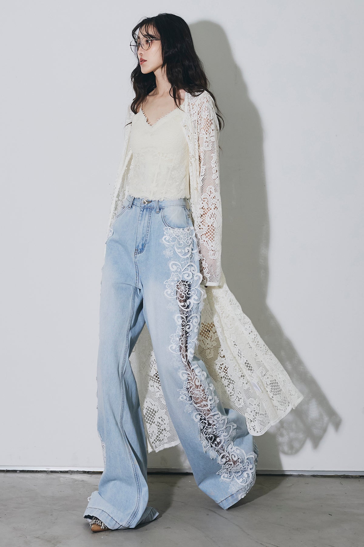 ANDREA＆Co.　レースカットアウトデニム レースカットアウトデニム – ANDREA&Co.