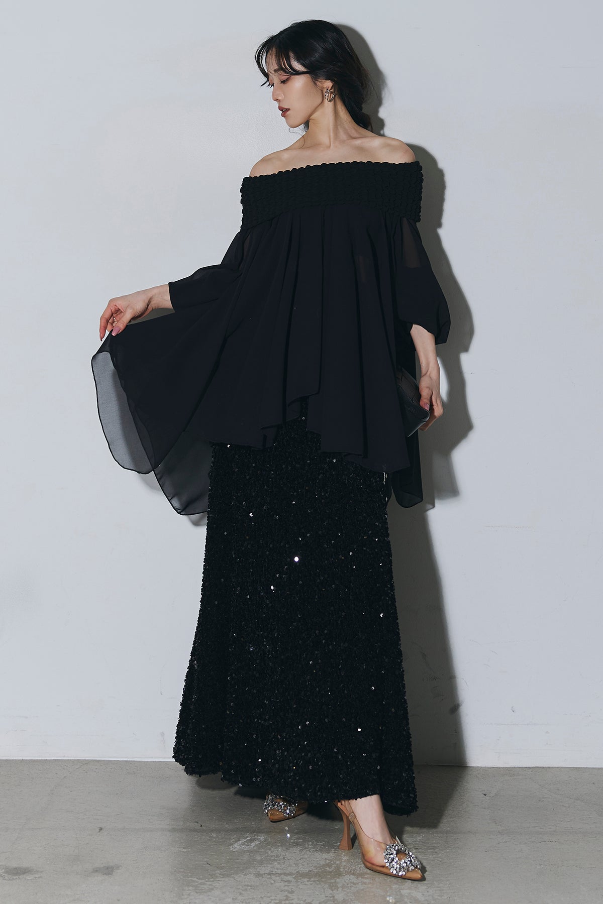 ANDREA&Co. フレアスカート スパンコールフレアスカート – ANDREA&Co.