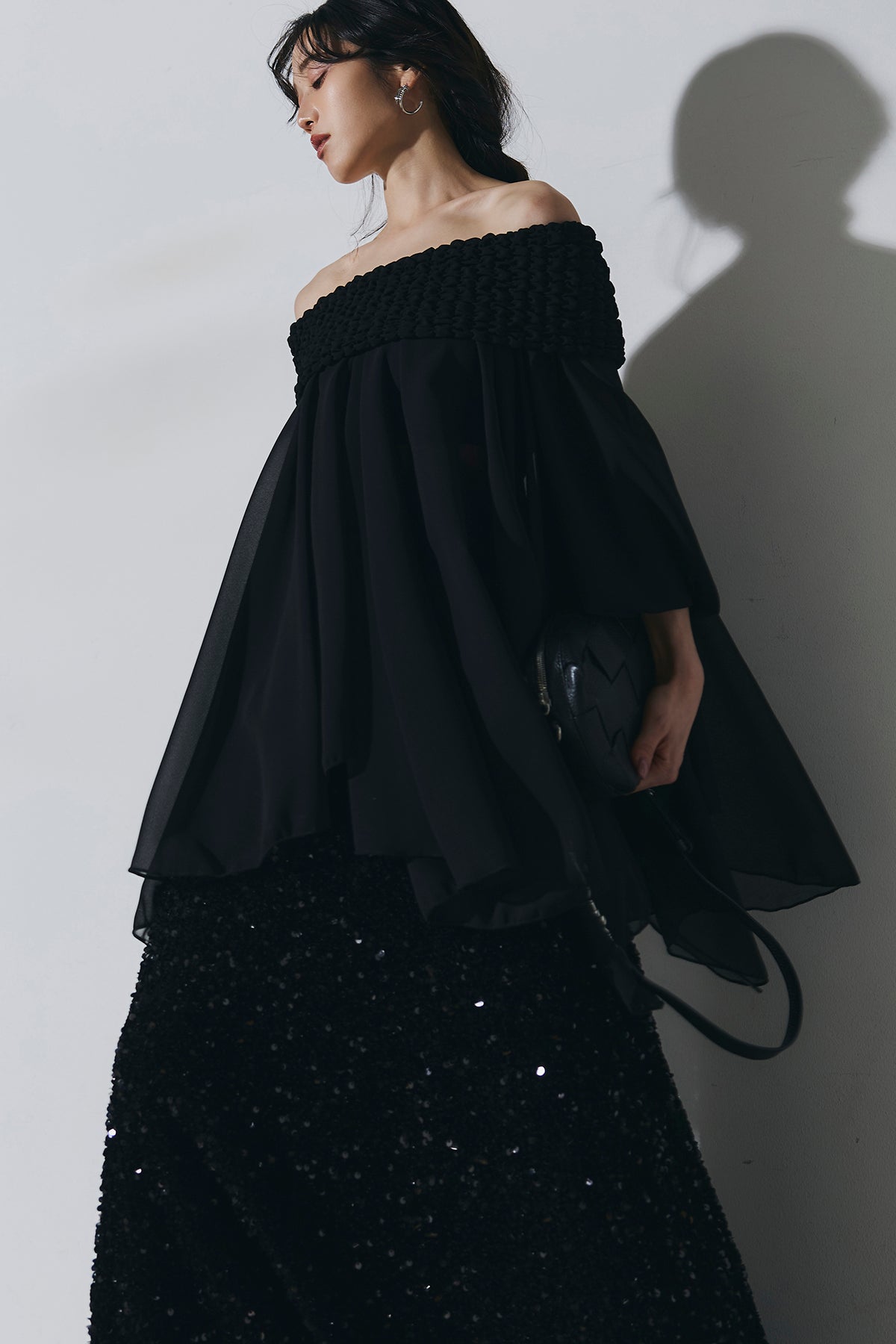 ANDREA&Co スパンコールフレアスカート　ブラック スパンコールフレアスカート – ANDREA&Co.