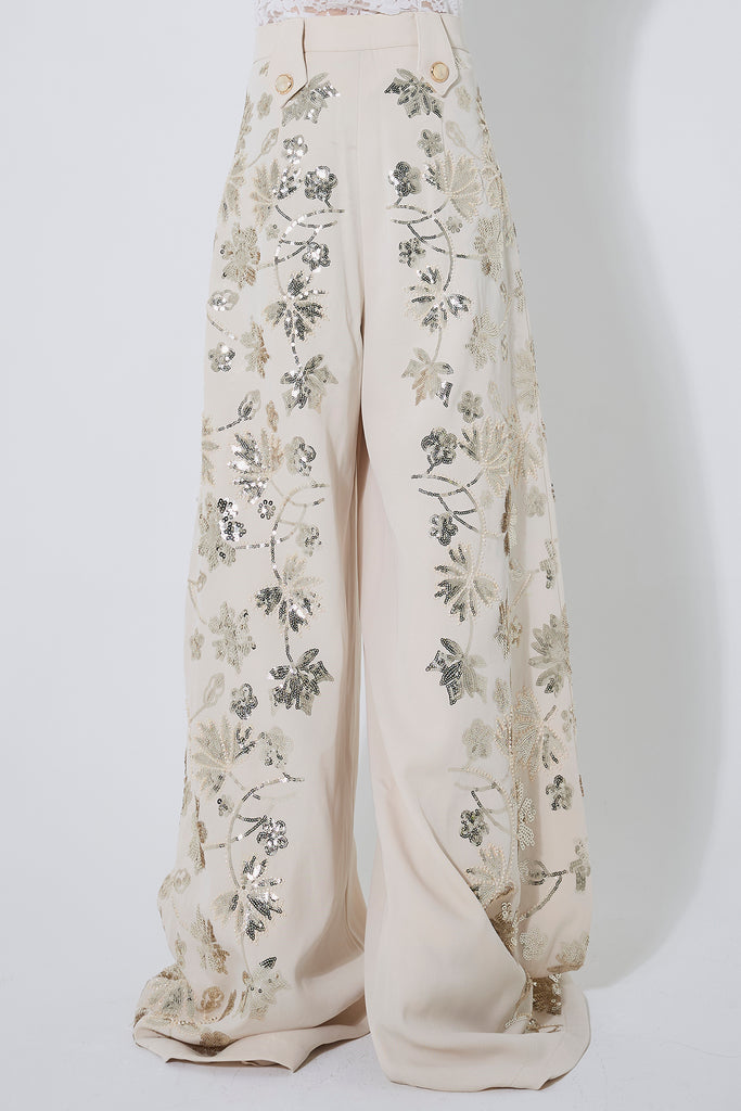 SET】プリーツミドルトレンチ+レースロングトップス+スパンコールエン