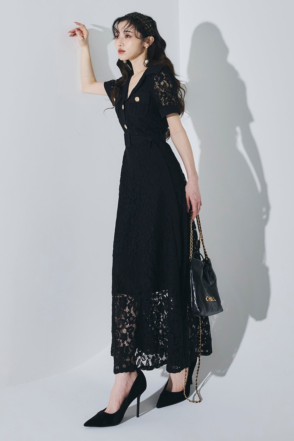 ANDREA&Co. アンドレアアンドコー　ベルテッドレースワンピース ベルテッドレースワンピース – ANDREA&Co.