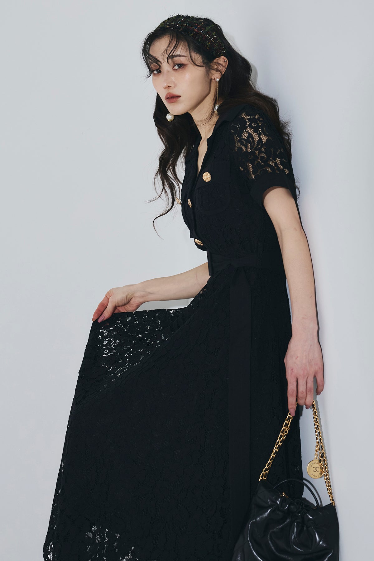 Andrea＆Co. 完全同型　ベルテッドレースワンピース ベルテッドレースワンピース – ANDREA&Co.