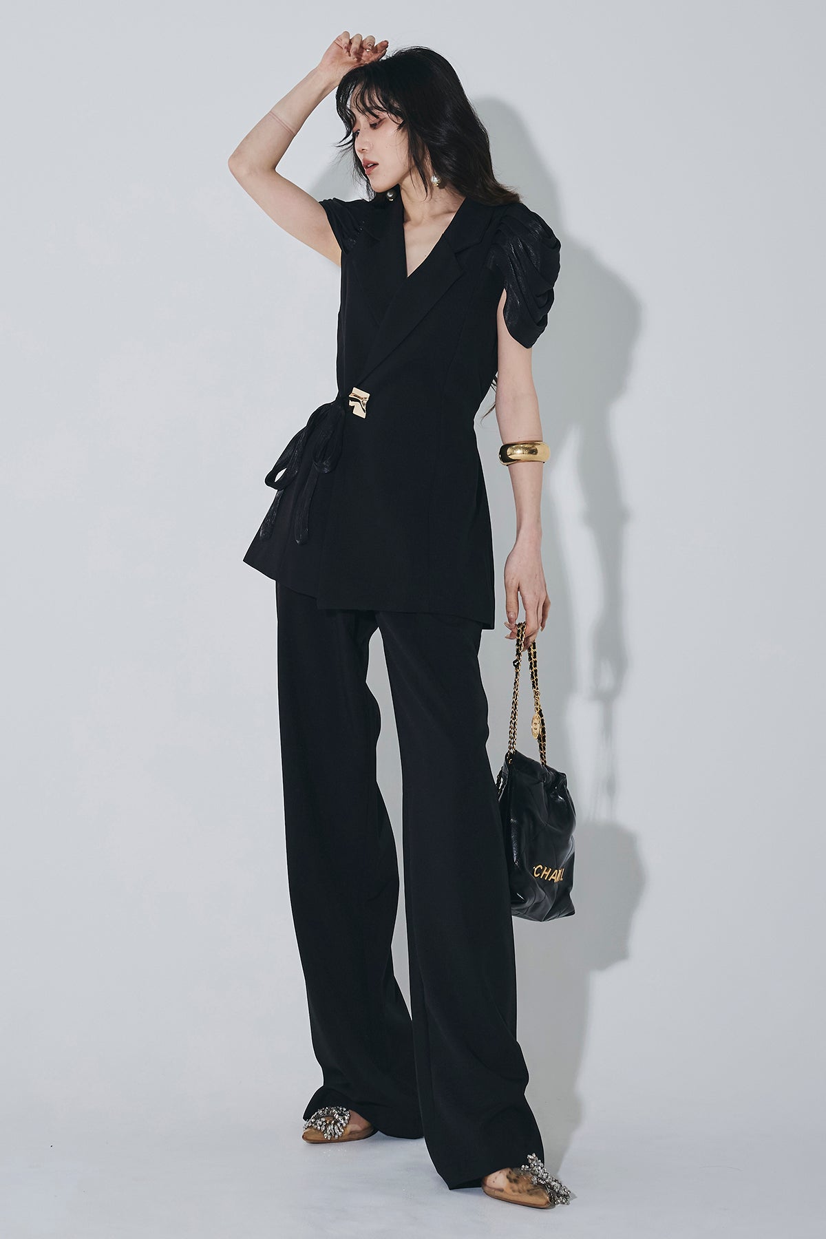 andrea&co パフスリーブジレ パフスリーブジレセットアップ – ANDREA&Co.