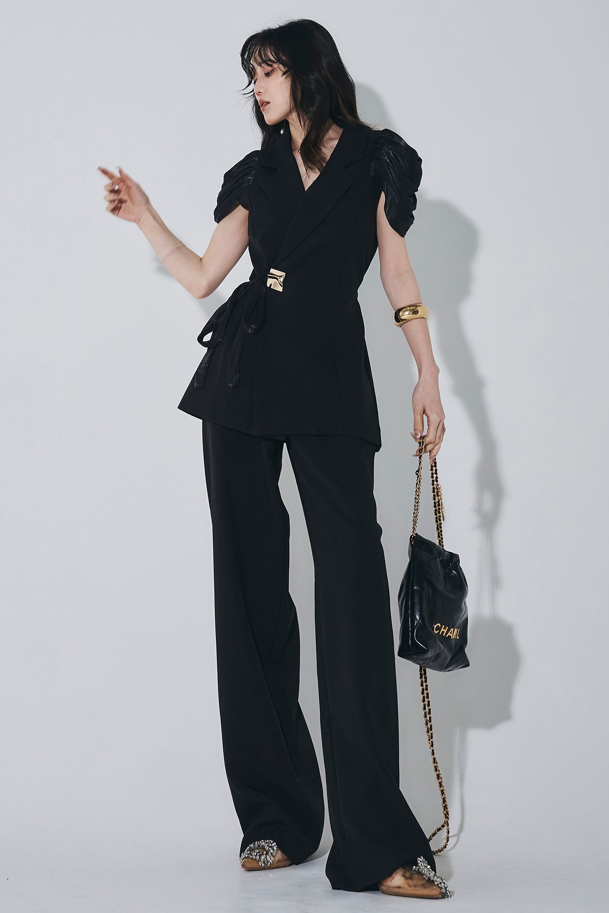 andrea&co パフスリーブジレ パフスリーブジレセットアップ – ANDREA&Co.