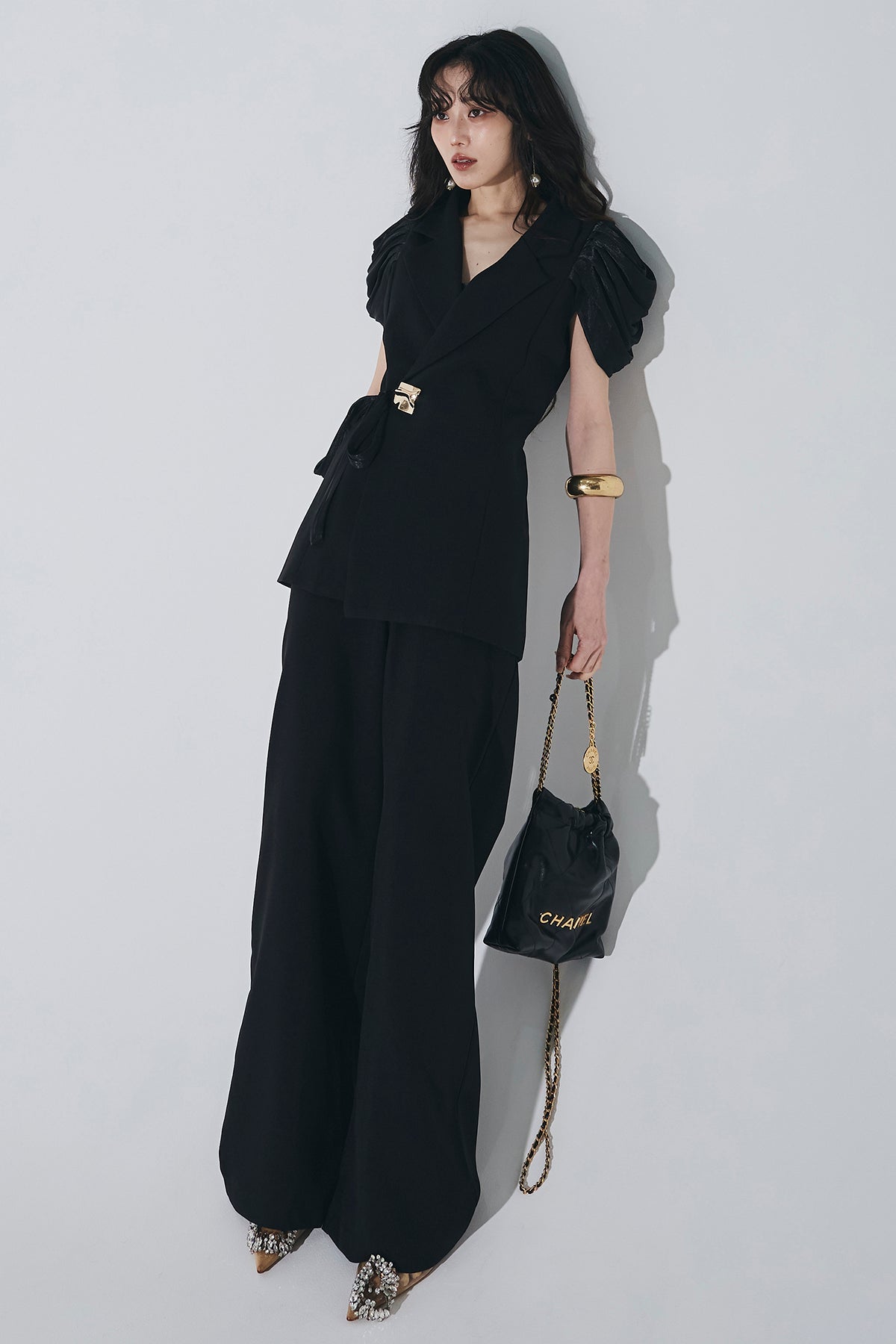 andrea&co パフスリーブジレ パフスリーブジレセットアップ – ANDREA&Co.