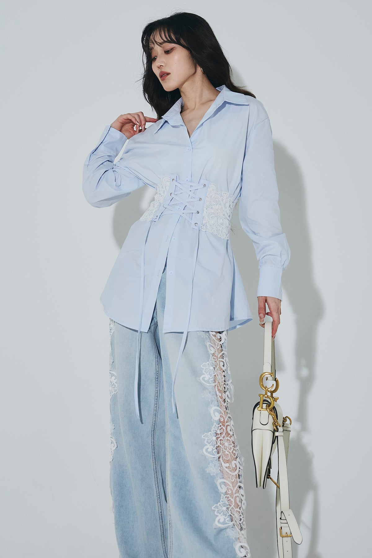ANDREA&Co. レースベルトブラウス レースベルトブラウス – ANDREA&Co.