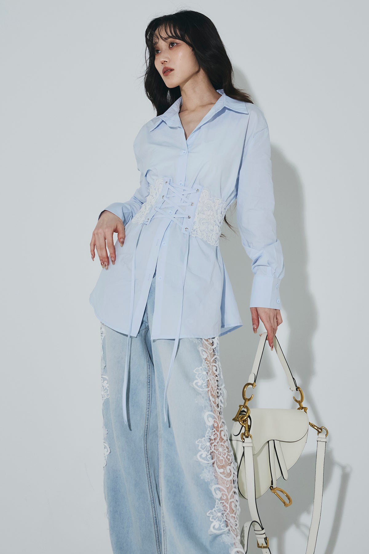 ANDREA&Co. レースベルトブラウス レースベルトブラウス – ANDREA&Co.
