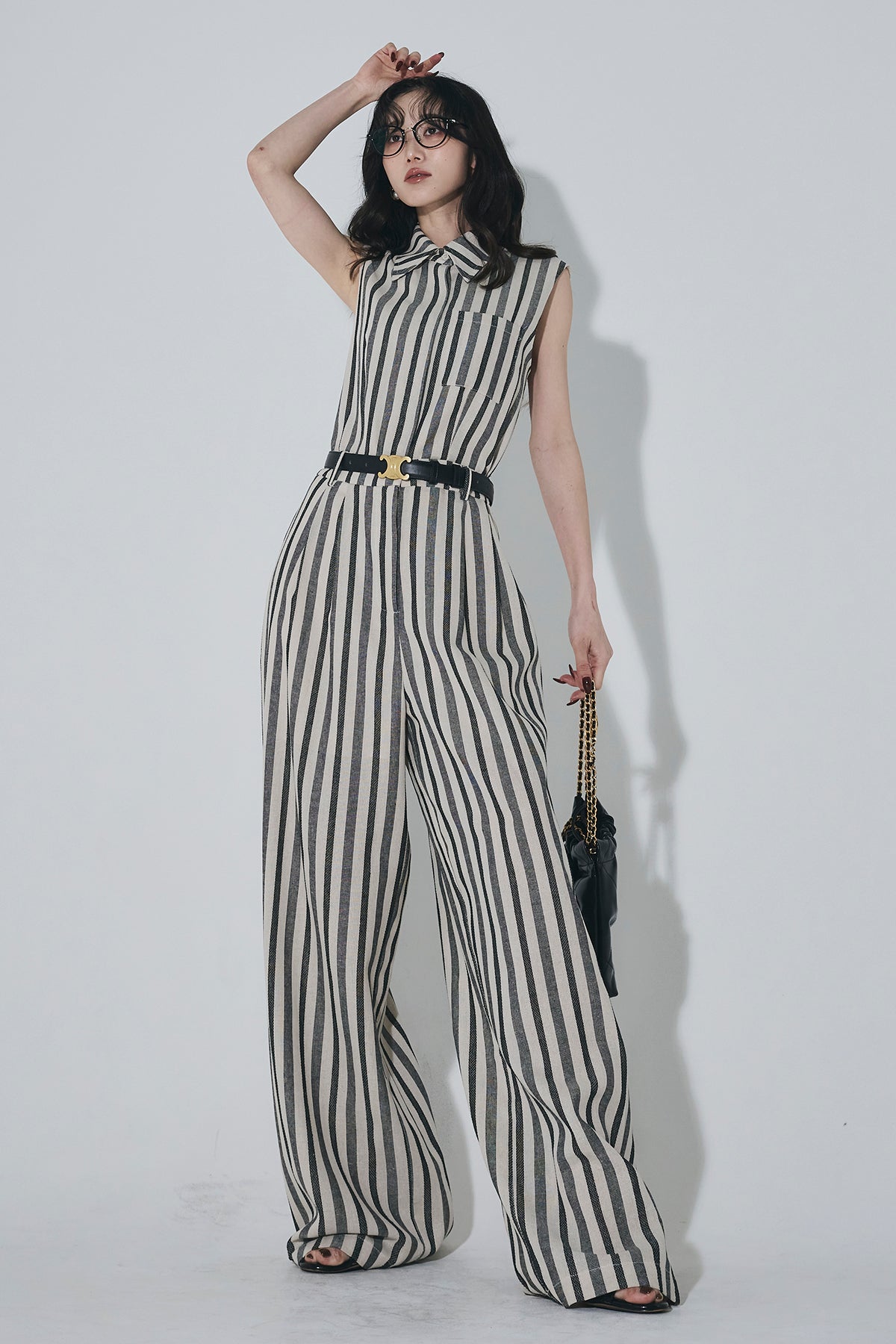 ANDREA&Co. 新品⭐︎ストライプジャンプスーツ ストライプジャンプスーツ – ANDREA&Co.