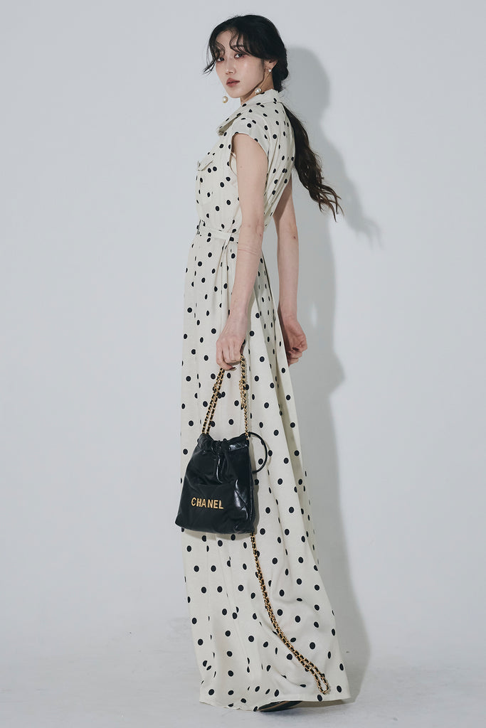 即日発送可ANDREA&CO ドットベルテッドシャツワンピース ドットベルテッドシャツワンピース – ANDREA&Co.